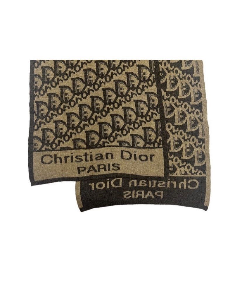 Authentic Christian Dior Monogram Wool Scarf