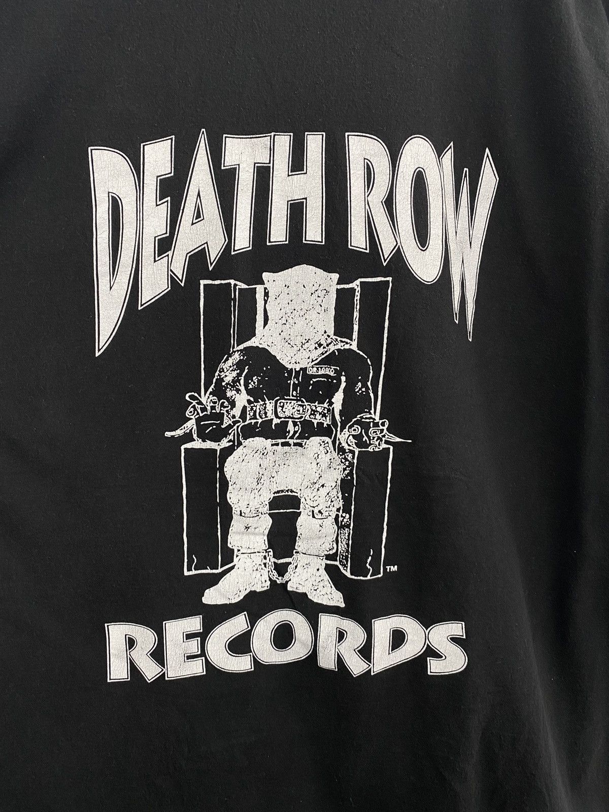 Death Row Records 🇺🇸 Vintage Y2K Death Row Records T-Shirt Hype Vtg rare Size US XL / EU 56 / 4 - 5 Thumbnail