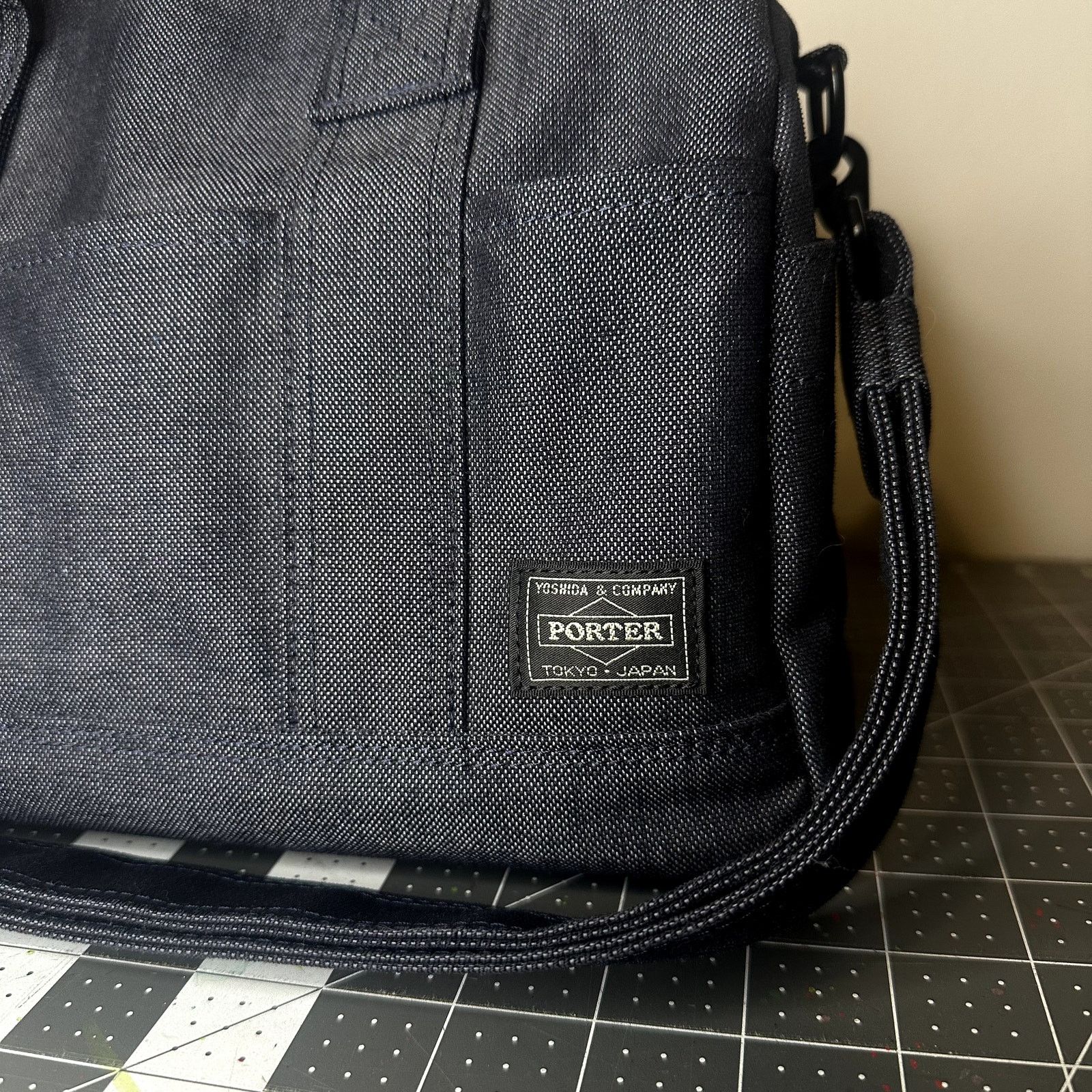 Porter Porter Yoshida & Co Navy Canvas Handbag Size ONE SIZE - 2 Thumbnail