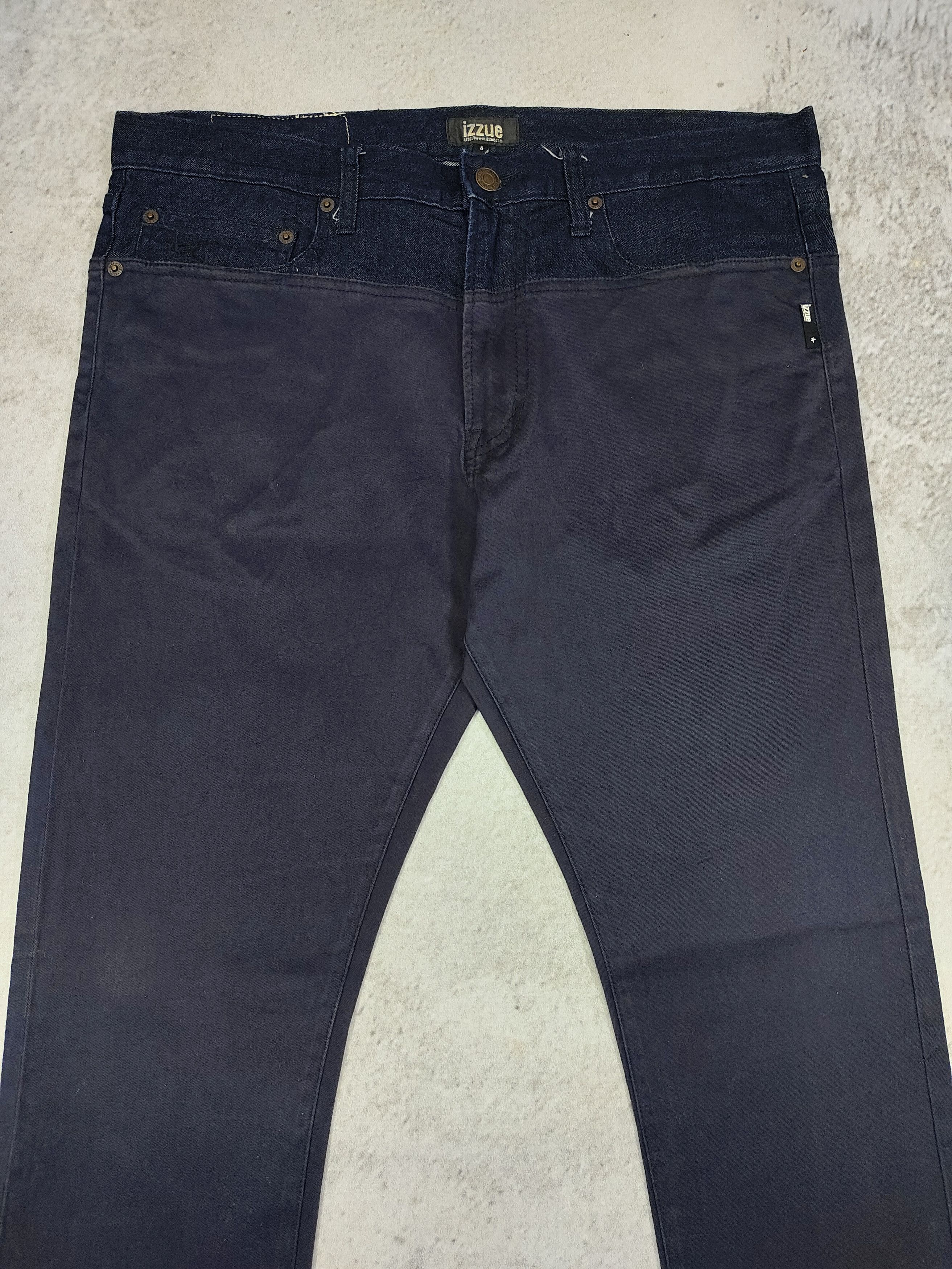 izzue Izzue- Minimalist Urbanwear Hybrid Panel Denim Pants Size US 36 / EU 52 - 2 Thumbnail