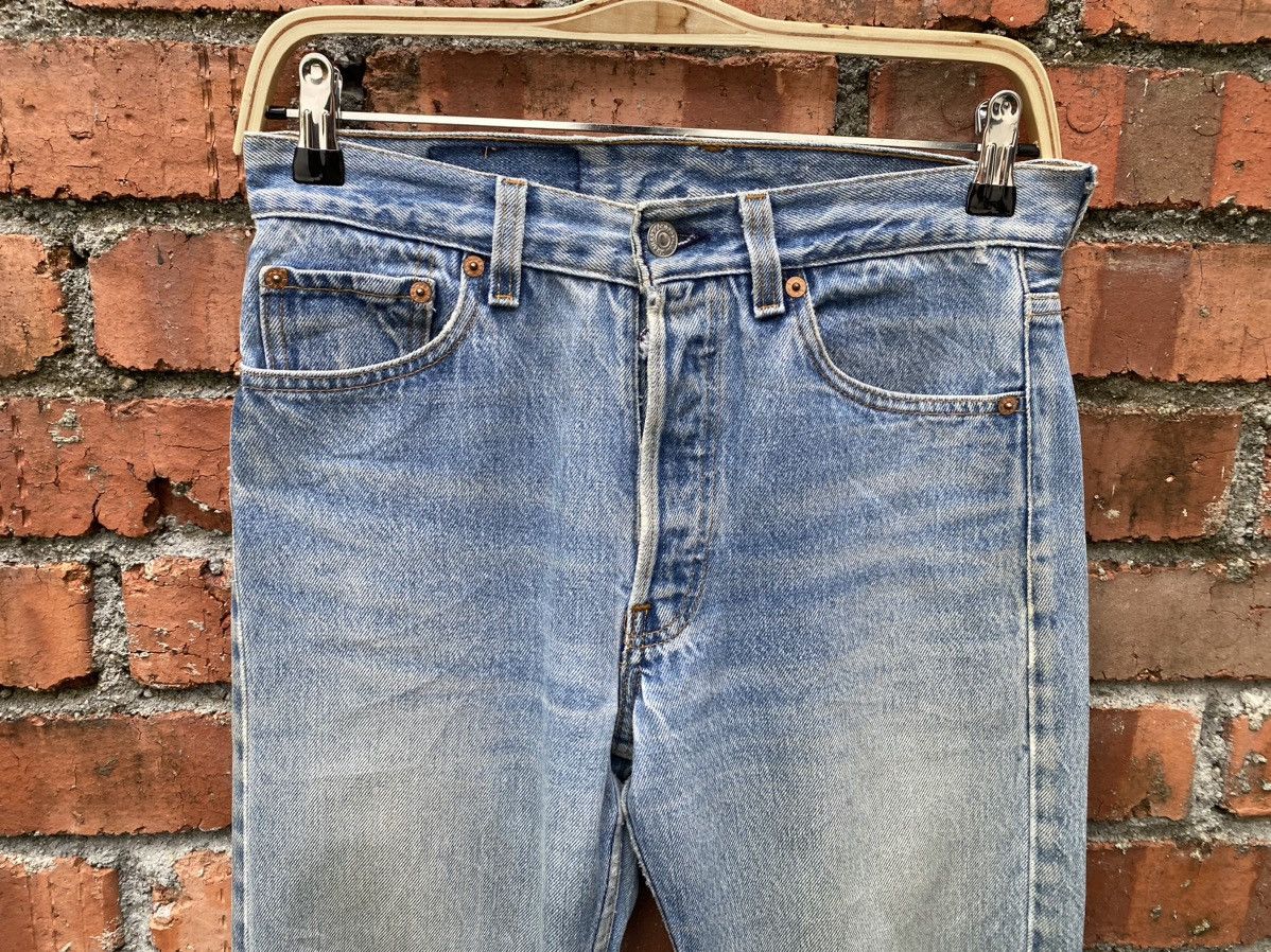 Levi's × Levi's Vintage Clothing × Vintage size 29x30 vintage levi's 501xx distressed made in USA Size US 29 - 4 Thumbnail