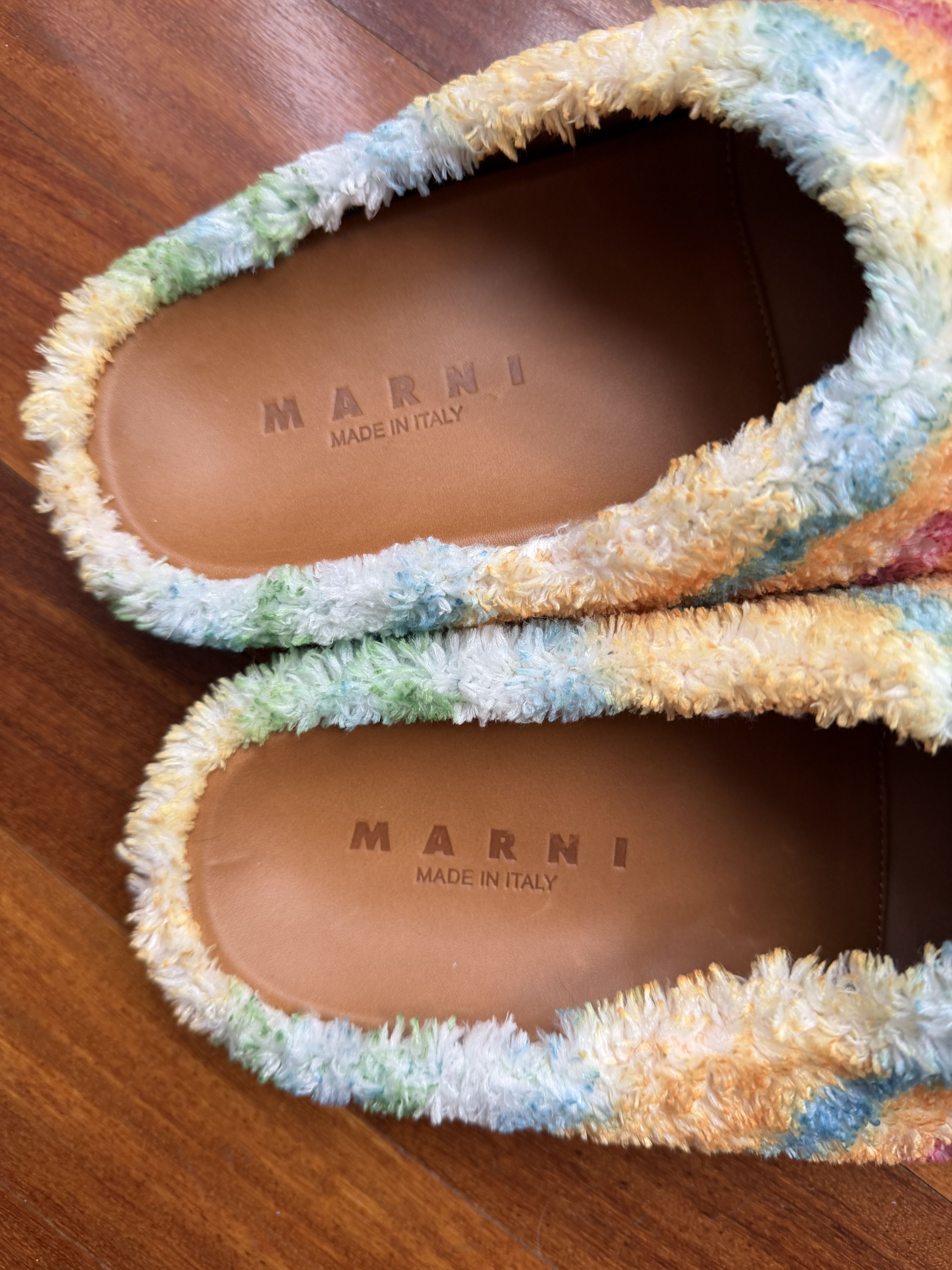 Marni Marni Sabot Mules Multi Color Size US 8 / EU 41 - 5 Thumbnail