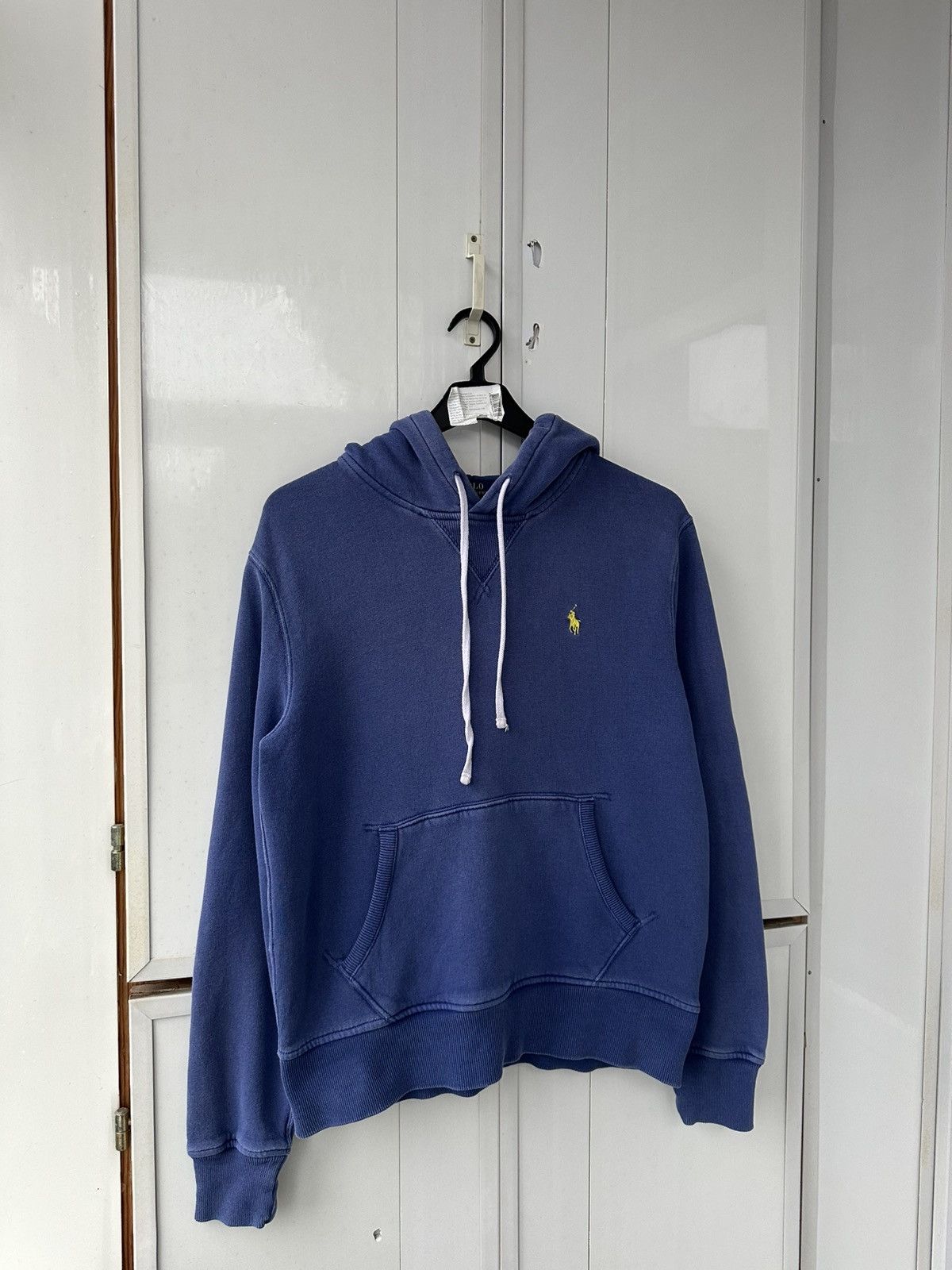 Polo Ralph Lauren Vintage Polo Ralph Lauren Hoodie Yellow Logo Size US M / EU 48-50 / 2 - 2 Thumbnail