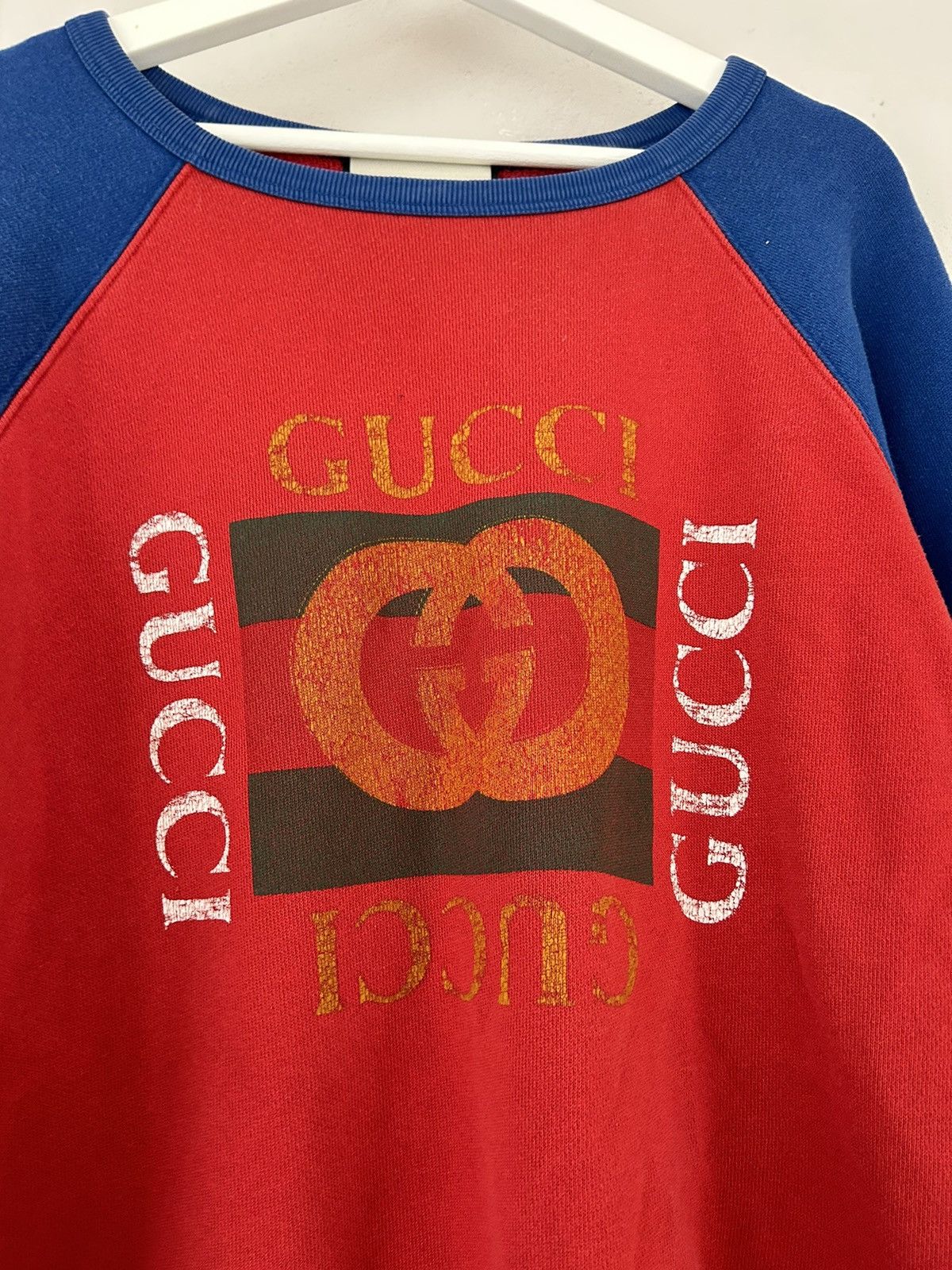 Gucci Colorblock Logo Print Jersey Sweatshirt Size US S / EU 44-46 / 1 - 4 Thumbnail
