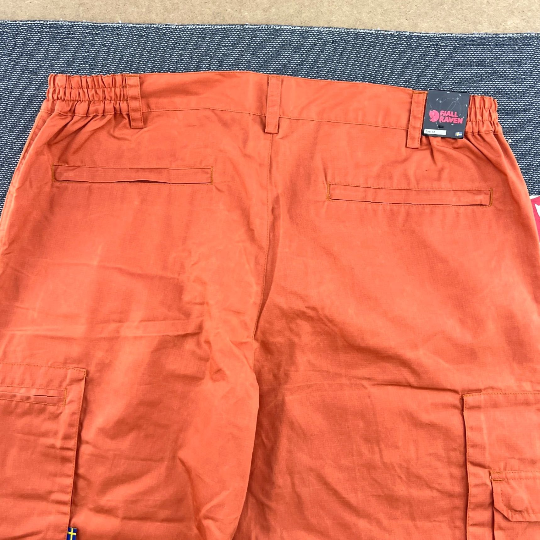 Vintage Fjällräven Barents Pro Womens Hiking Pants 52 Orange G-1000 Outdoor Hiking Trekking Pants Women XS? Size 38" / US 16 / IT 52 - 6 Thumbnail