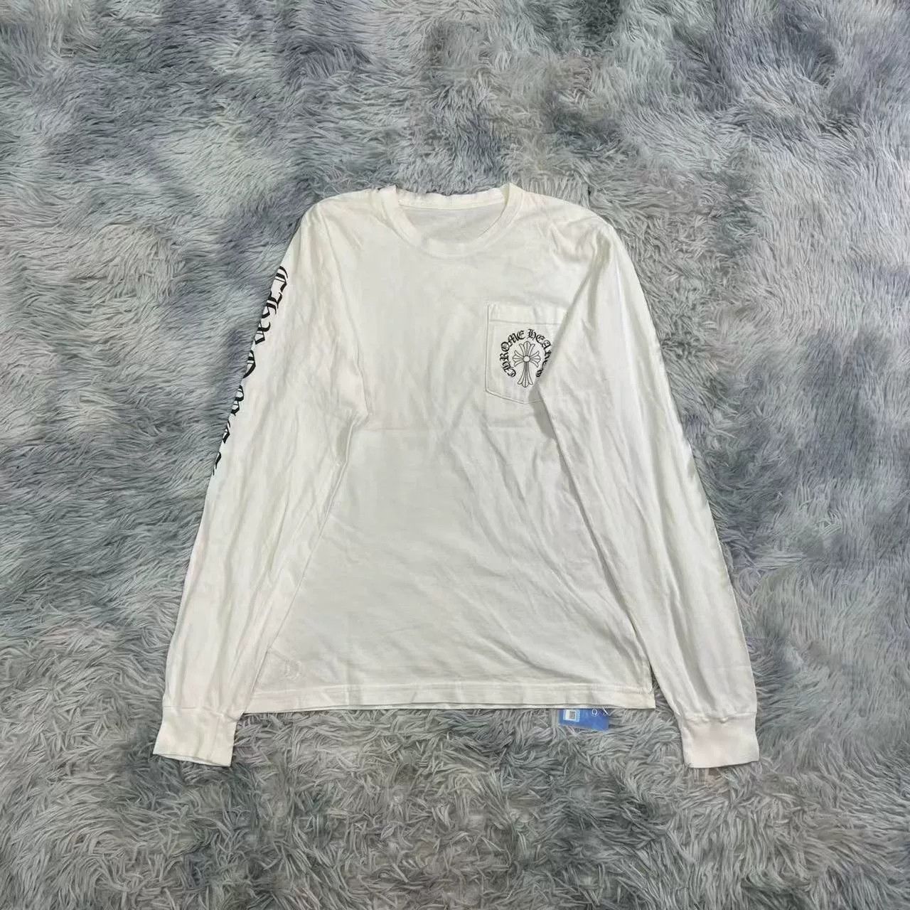 Chrome Hearts Chrome Hearts White Long Sleeve Shirt Size US M / EU 48-50 / 2 - 1 Thumbnail
