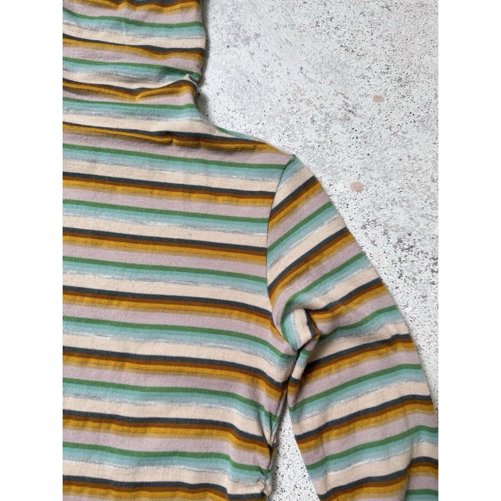 Miss Sixty Vintge Miss Sixty Turtleneck Sweater Avant Garde Striped Size L / US 10 / IT 46 - 10 Thumbnail