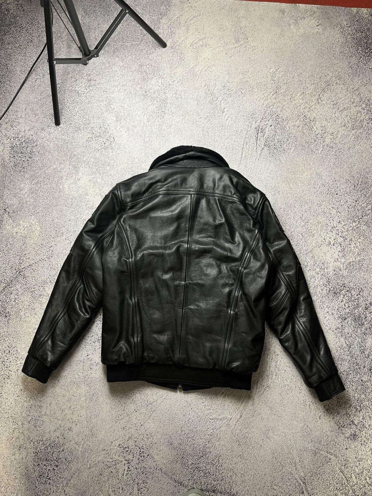Vintage Vintage Leather Bomber Jacket Top Gan B3 Avirex Y2K Rare Size US M / EU 48-50 / 2 - 24 Thumbnail