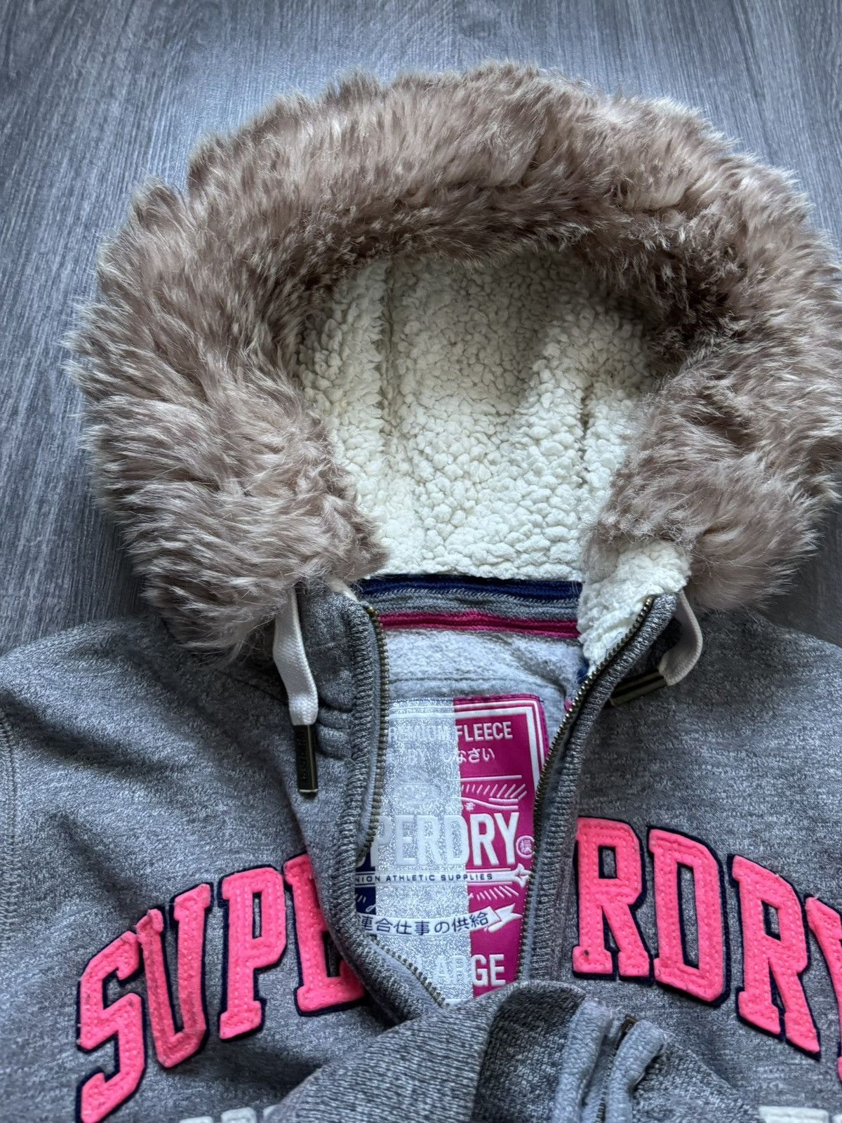 Superdry Vintage Super Dry Fur Hoodie Size US S / EU 44-46 / 1 - 9 Thumbnail