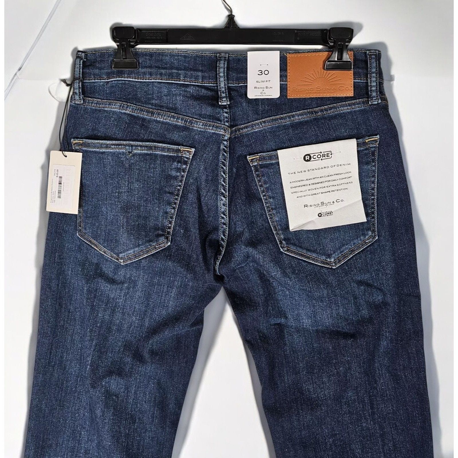 Rising Sun & Co. Rising Sun & Co Mens Repreve Slim Fit RCore Jeans NEW 30x34 Size US 30 / EU 46 - 2 Thumbnail