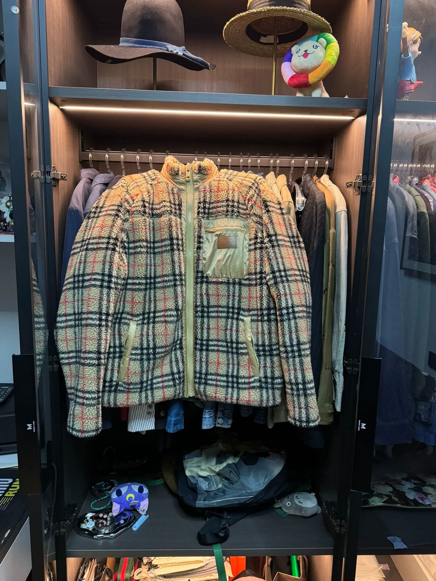 Burberry burberry teddy fleece jacket in medium Size US M / EU 48-50 / 2 - 1 Thumbnail