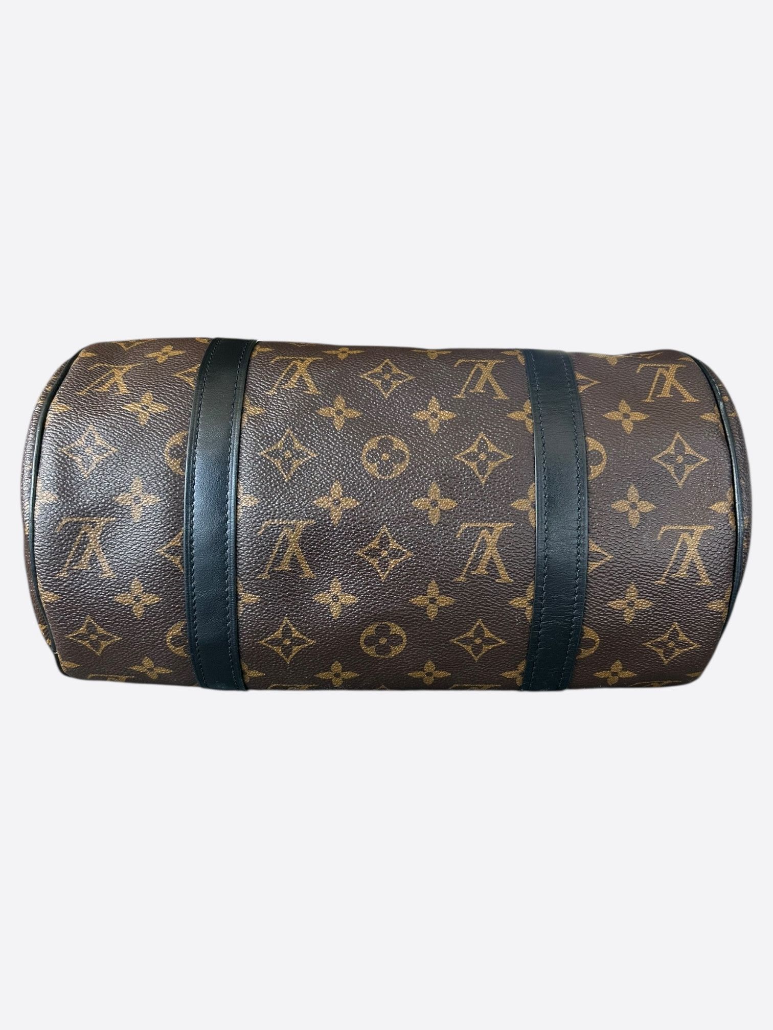 Louis Vuitton Louis Vuitton Brown Monogram & Orange Papillon Pouch Size ONE SIZE - 5 Thumbnail