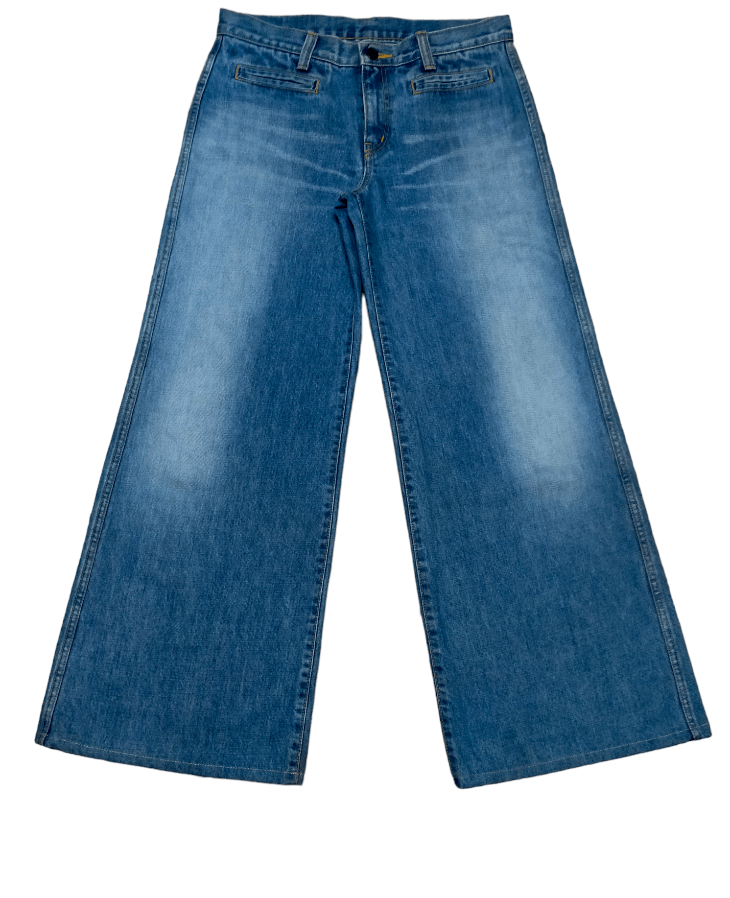 Hysteric Glamour × Japanese Brand × Vintage Hysteric Glamour Flare Wide Boot cut jeans Size US 31 - 8 Thumbnail
