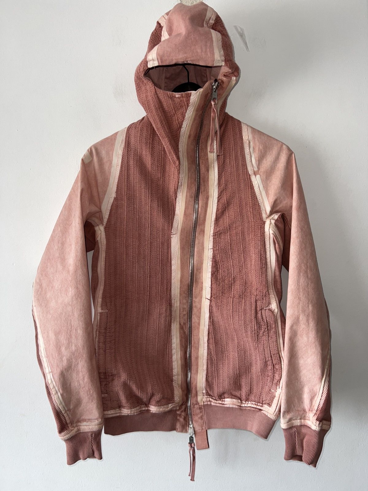 Boris Bidjan Saberi 🌸🌸 Boris Bidjan Saberi Pink Asymmetric Reversible Jacket Size US S / EU 44-46 / 1 - 1 Thumbnail