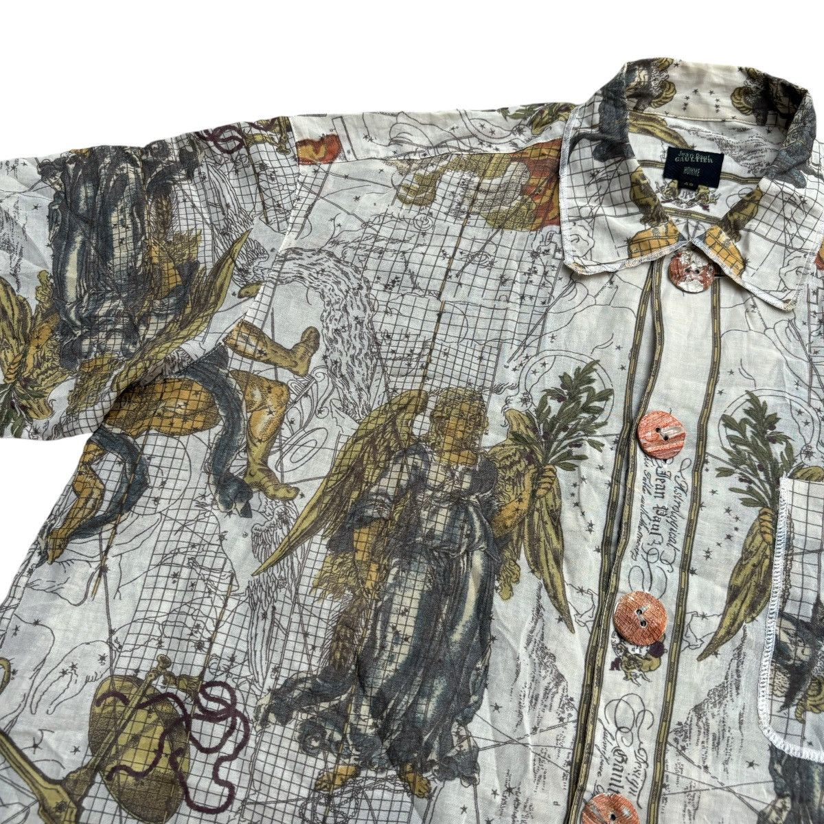 Jean Paul Gaultier Jean Paul Gaultier Astrological SS 1994 Runway Zodiac Shirt Size US M / EU 48-50 / 2 - 4 Thumbnail