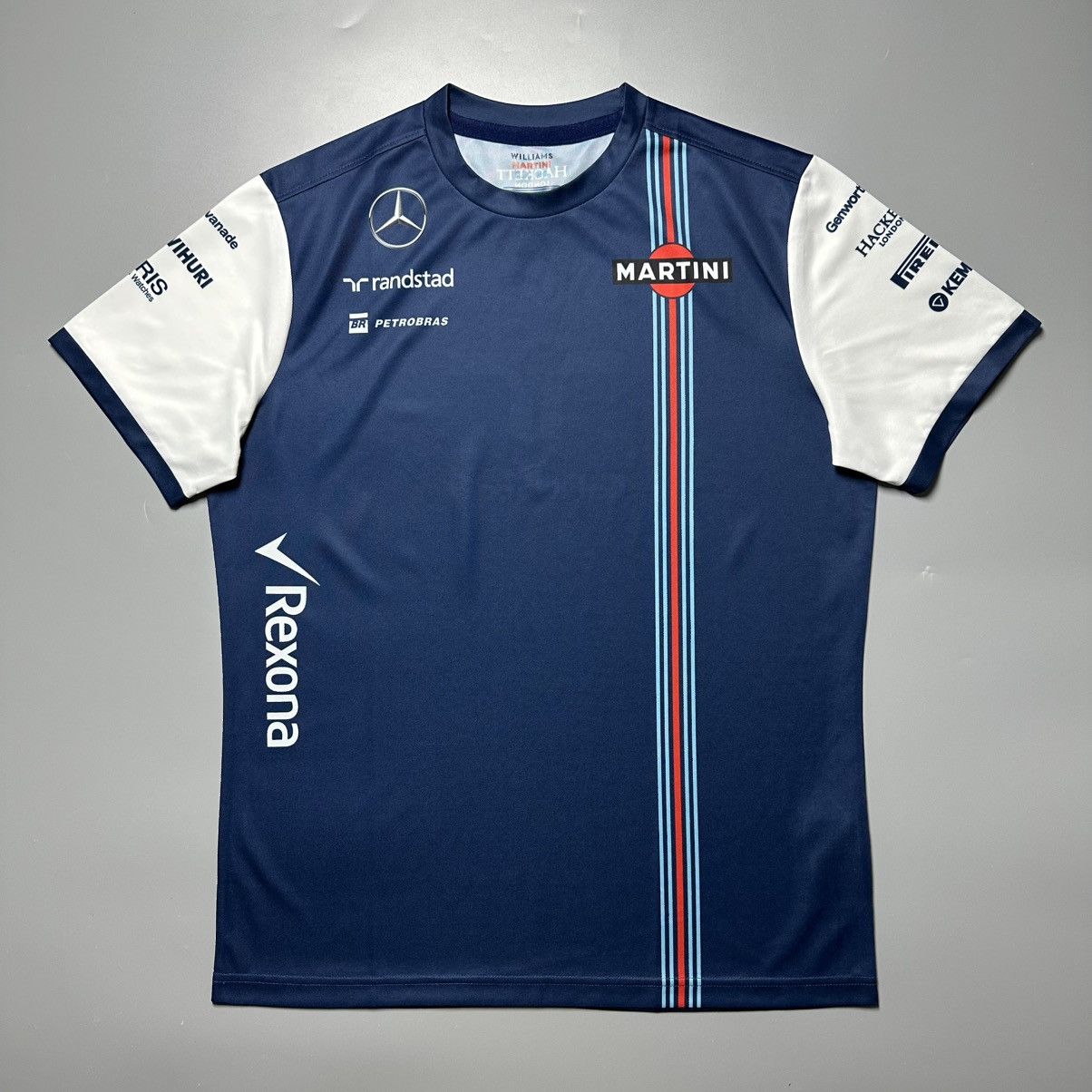 HACKETT WILLIAMS MARTINI MERCEDES RACING CREW PIT T-SHIRT