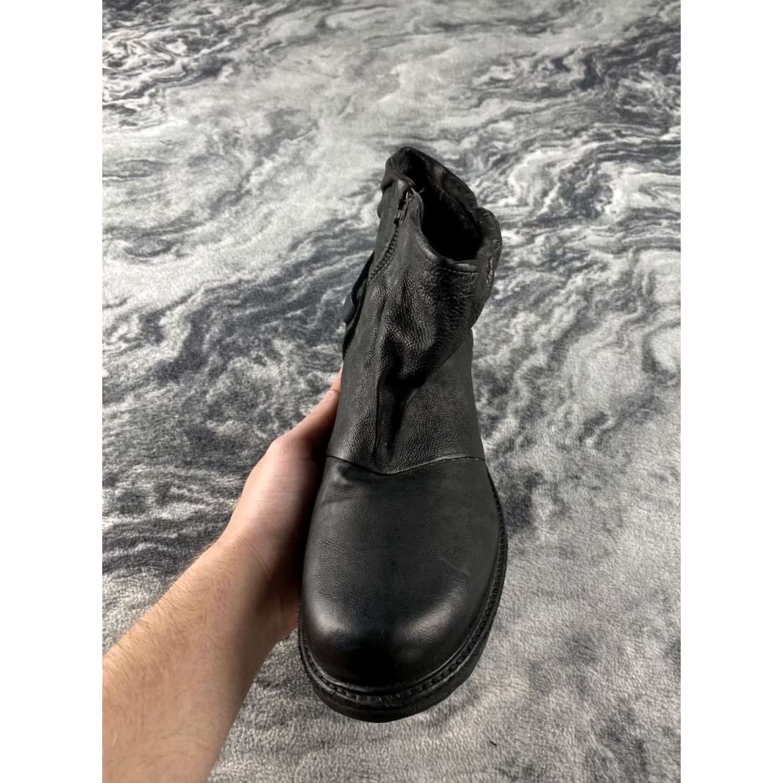 A.S.98 VINTAGE A.S. 98 Dirk Boot Men Black Leather Ankle 41 Size US 8 / EU 41 - 4 Thumbnail