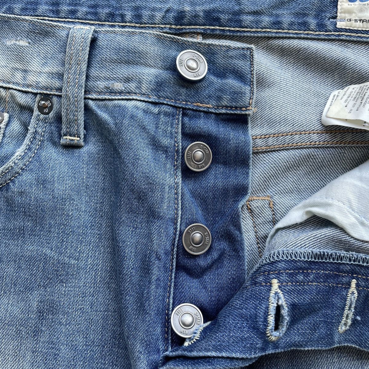 G-Star Vintage G-Star 3301 Faded Denim Distressed Jeans Pants W35 Size US 35 - 6 Thumbnail