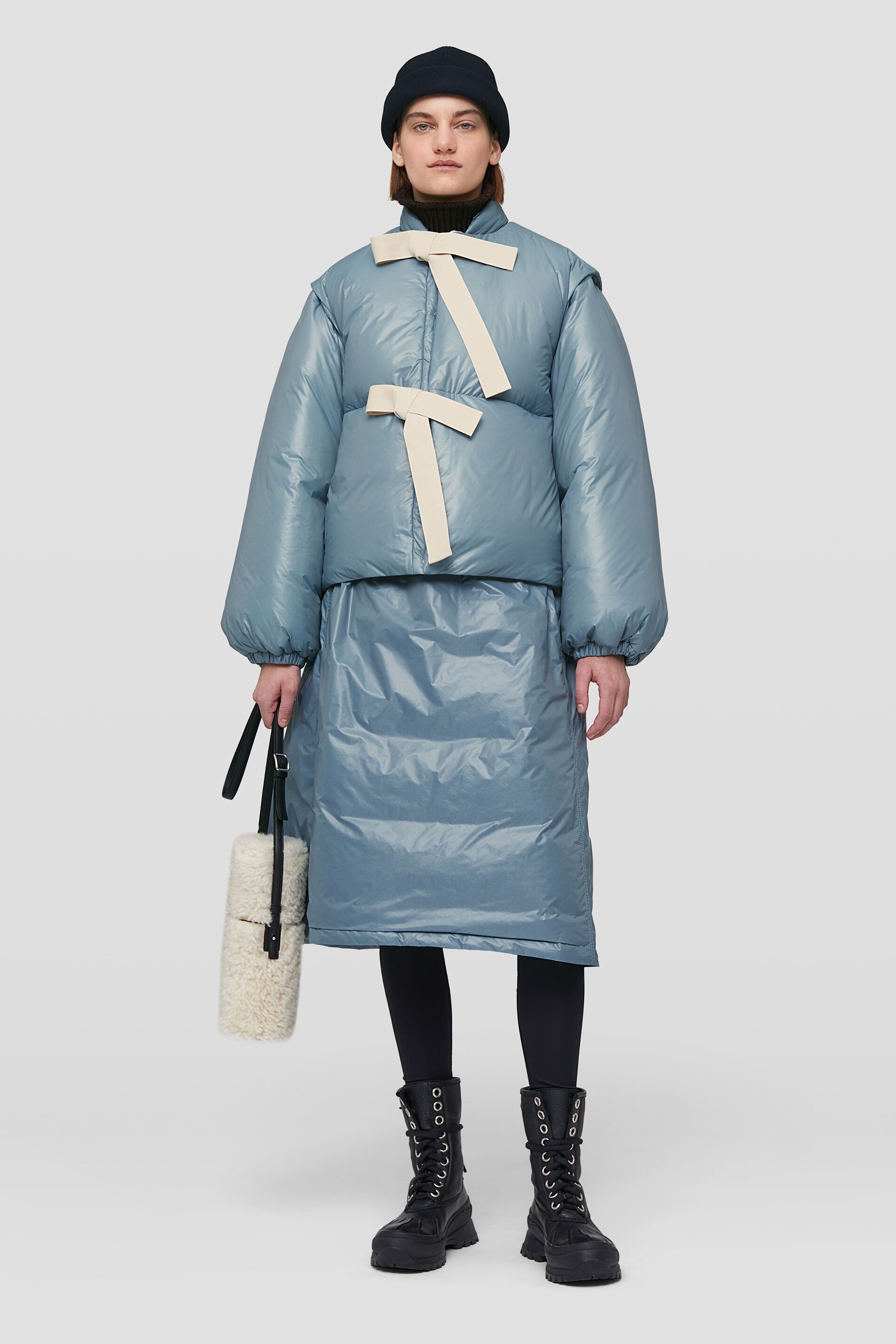 Jil Sander o1y0925 Shell Jacket in Sky Blue Size S / US 4 / IT 40 - 2 Thumbnail