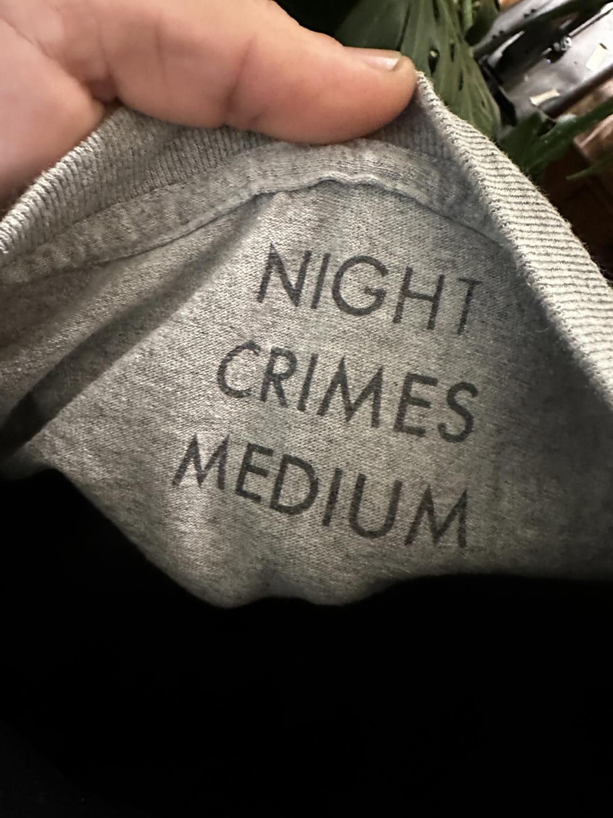 Designer Night Crimes Graphic Tee - Medium Size US M / EU 48-50 / 2 - 3 Thumbnail