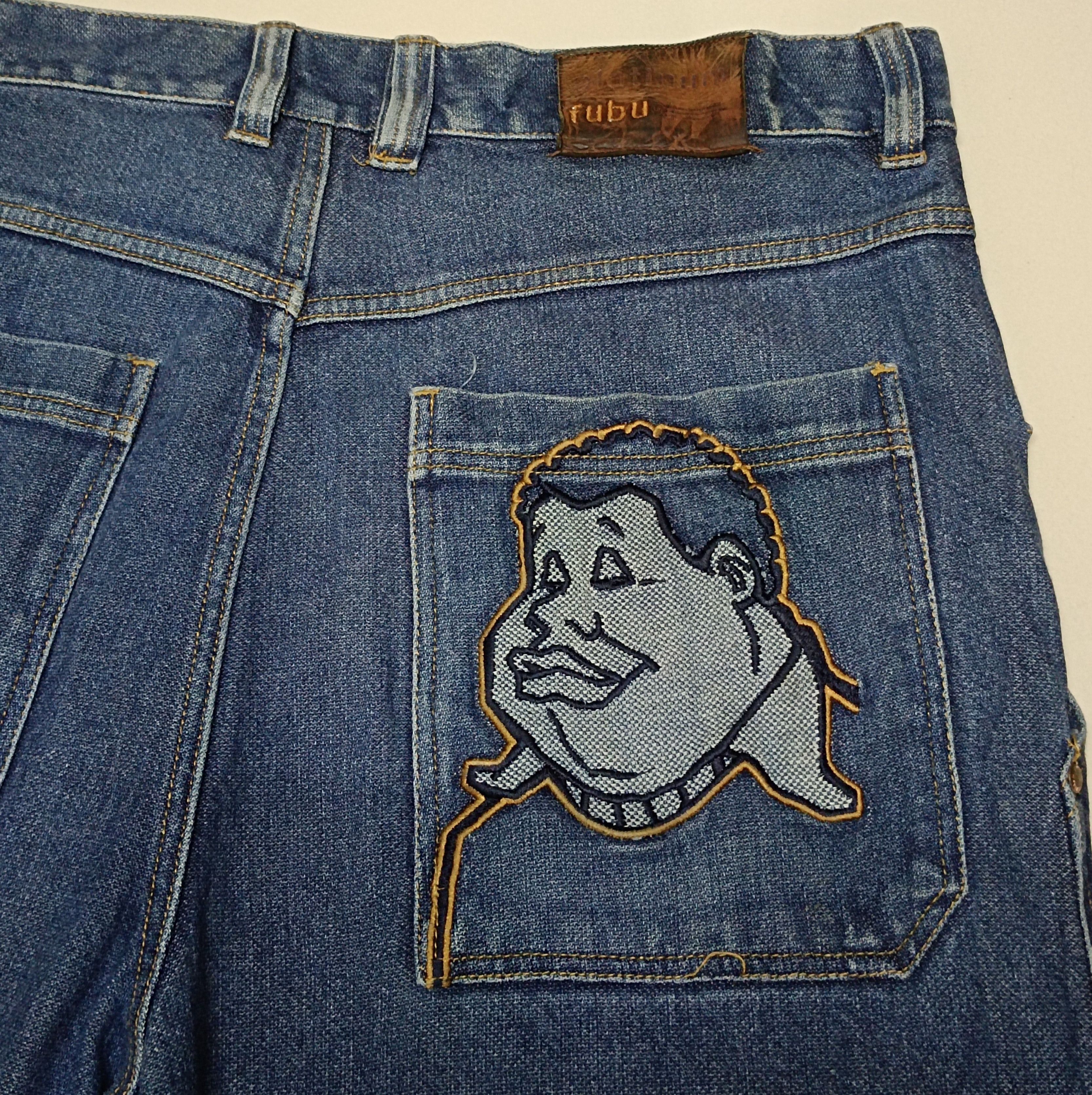 Fubu × Vintage Vintage Fubu Fat Albert Baggy Jeans Size US 40 / EU 56 - 2 Thumbnail