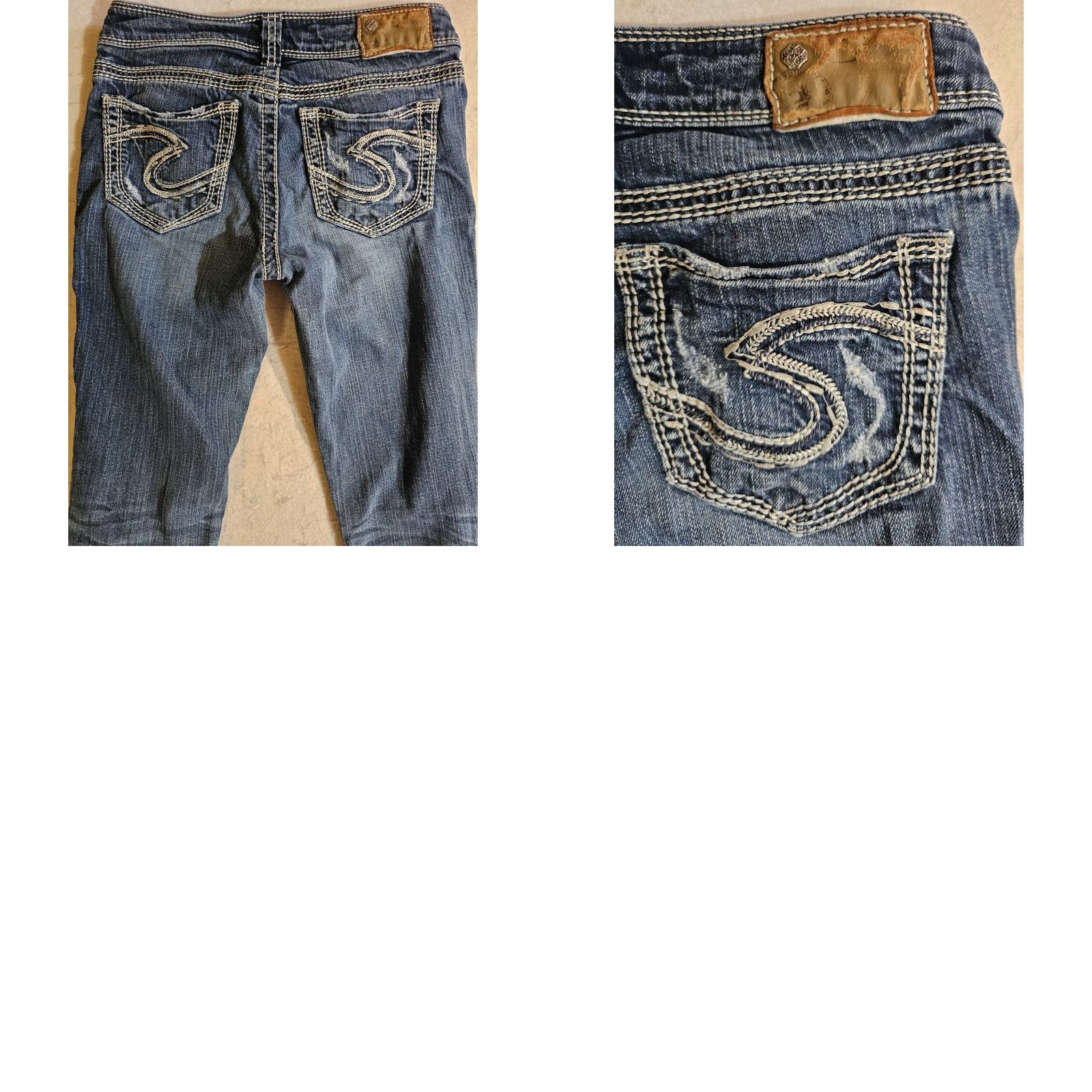 Silver Jeans Co. Silver Jeans Signature Suki Straight Fit Medium Wash Denim Jeans Women's W27 L32 Jeans Body: Blue Size 27" / US 4 / IT 40 - 8 Thumbnail