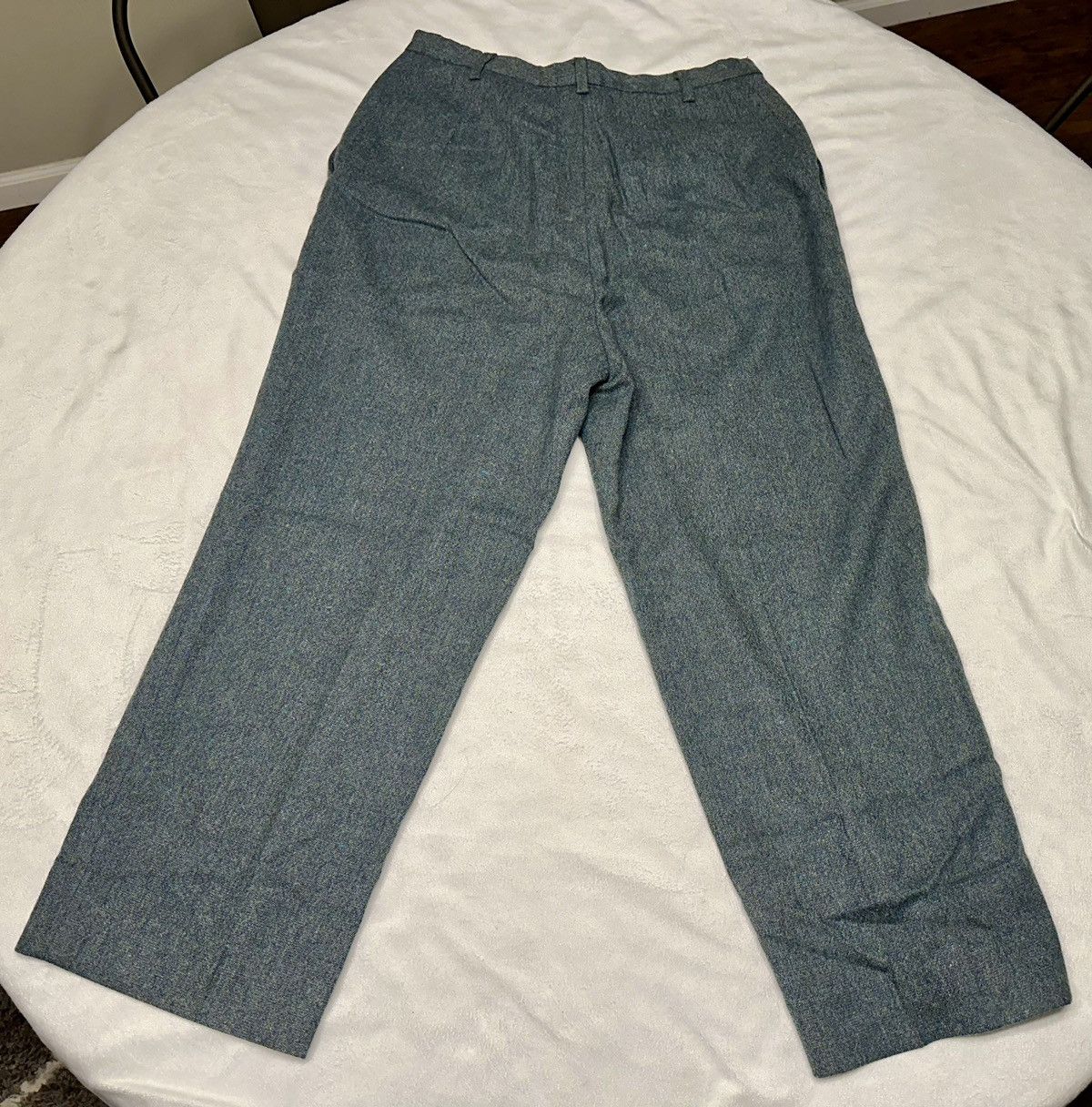 Pendleton × Vintage VTG Pendleton Wool High Waist Women’s Pants Size 12 (30x24) Size 34" / US 12 / IT 48 - 8 Thumbnail