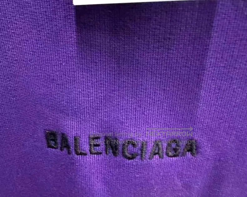 Balenciaga Balenciaga Front and Back Embroidered Purple Hoodie Size US M / EU 48-50 / 2 - 2 Thumbnail