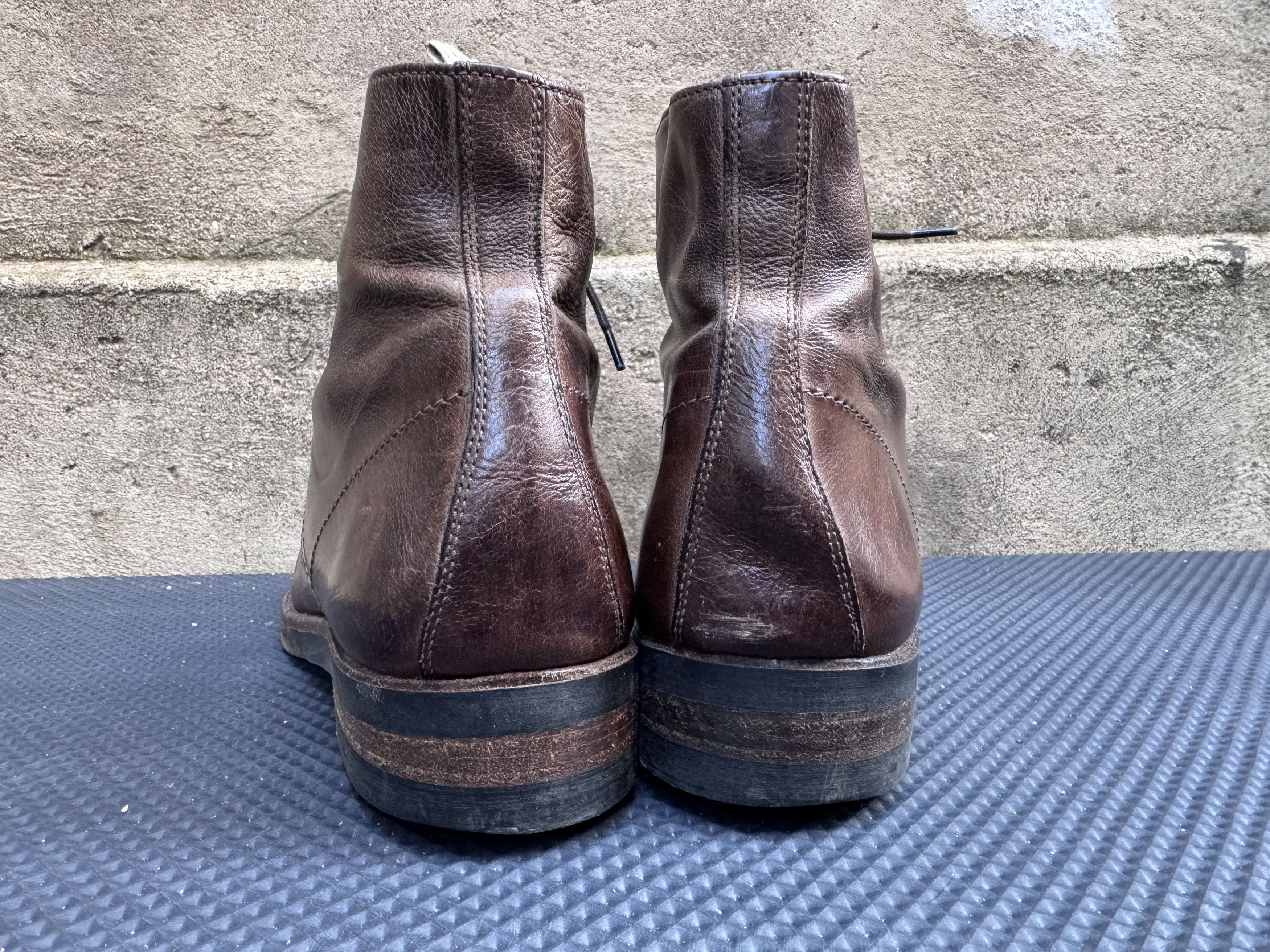 Officine Creative Officine Creative Brown Leather Lace Up Boots Size US 9 / EU 42 - 6 Thumbnail