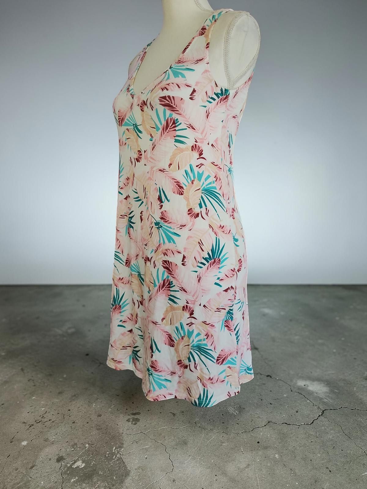 Other Alfani Intimates Multi Tropical Patterned Chemise Dress Size ONE SIZE - 4 Thumbnail