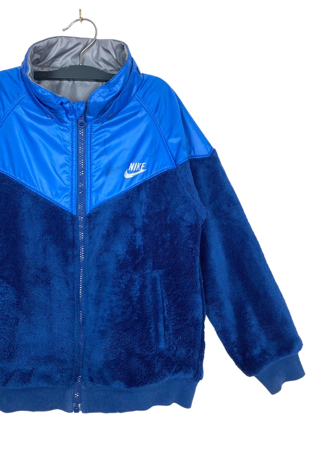Nike Rare‼️ Nike Kids Reversible Jacket Fleece Size US XXS / EU 40 - 4 Thumbnail