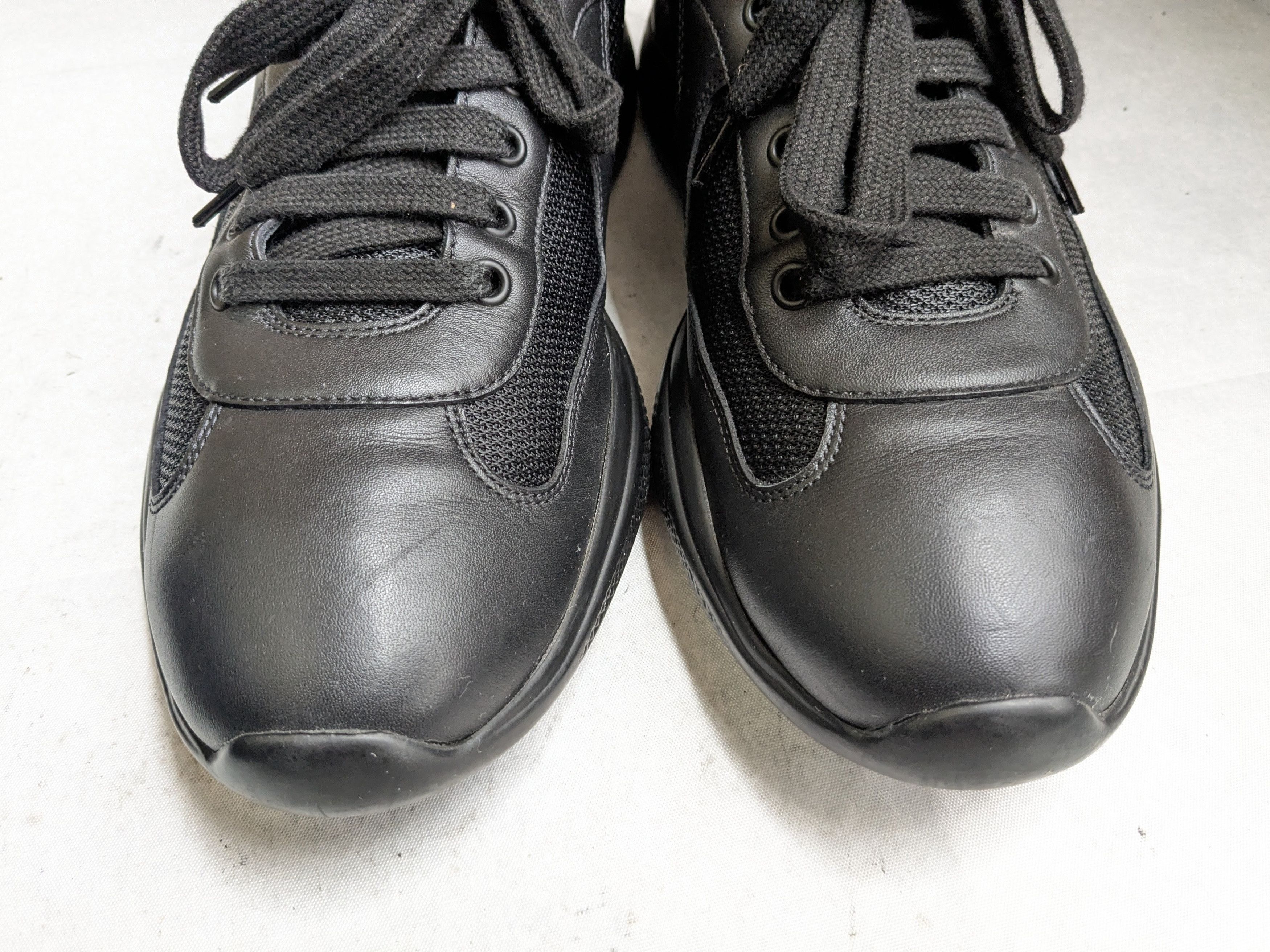 Prada Prada America's Cup Sneakers Black 11 Low Tops Red Size US 11 / EU 44 - 3 Thumbnail