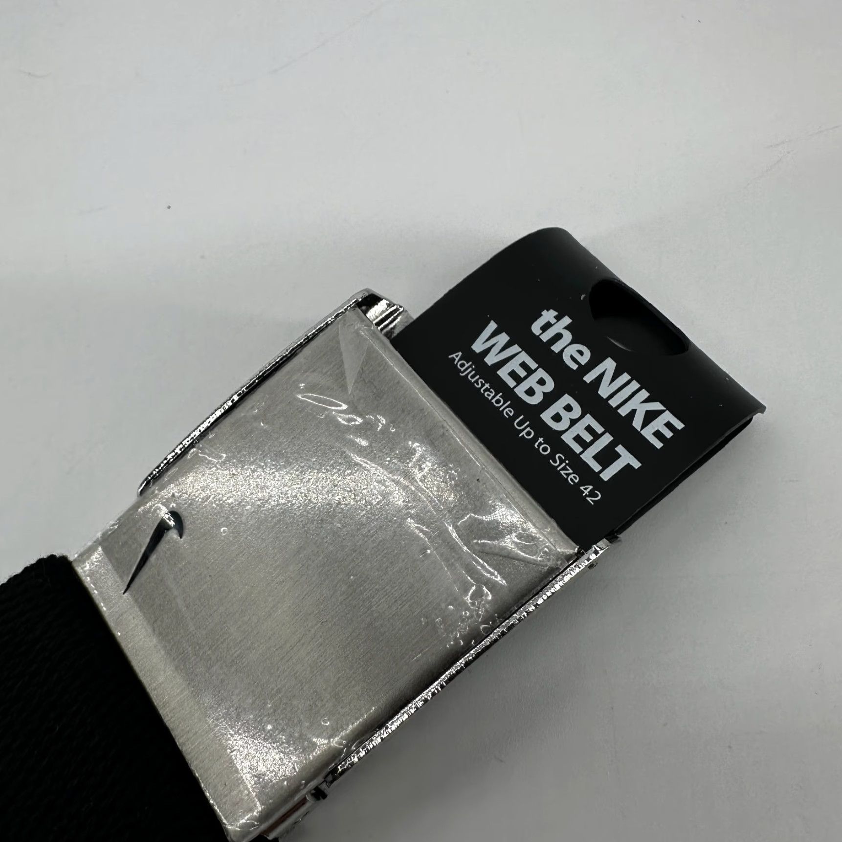 Nike Nike Golf Belt Mens One Size Up To 42” Black Adjustable Web Buckle Size ONE SIZE - 2 Thumbnail