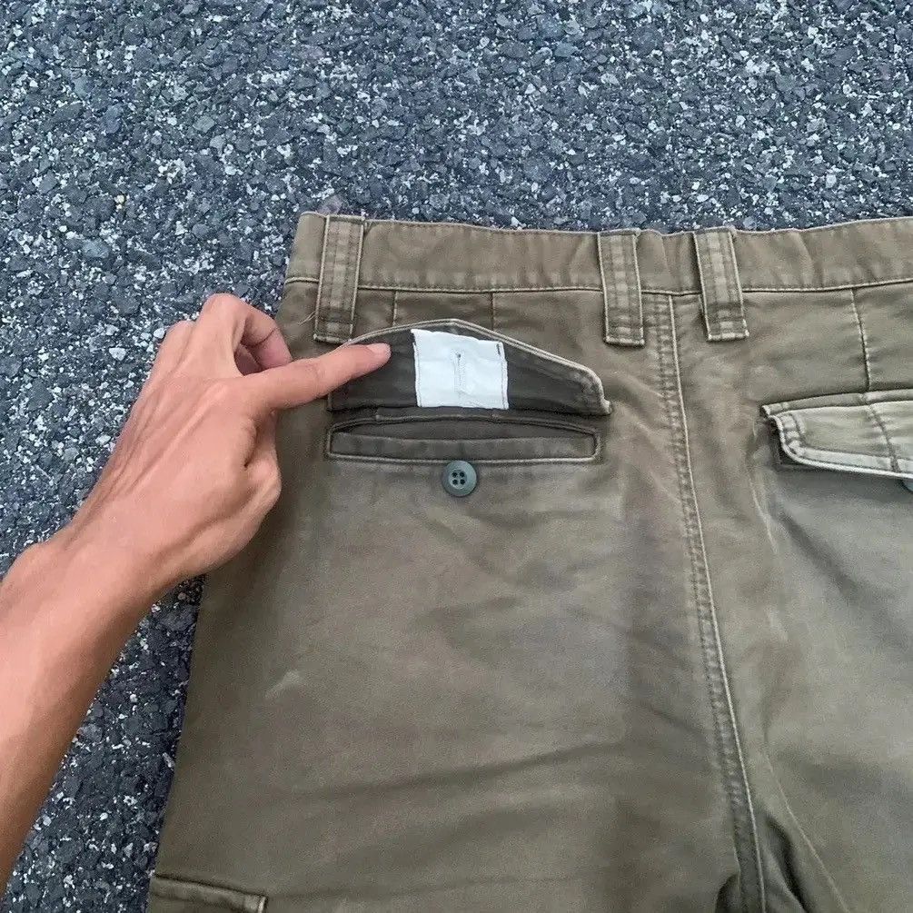 Japanese Brand 💥 Heavy Duty Global Work 31x31 Trousers Rugged Faded Cargo Size US 31 - 13 Thumbnail