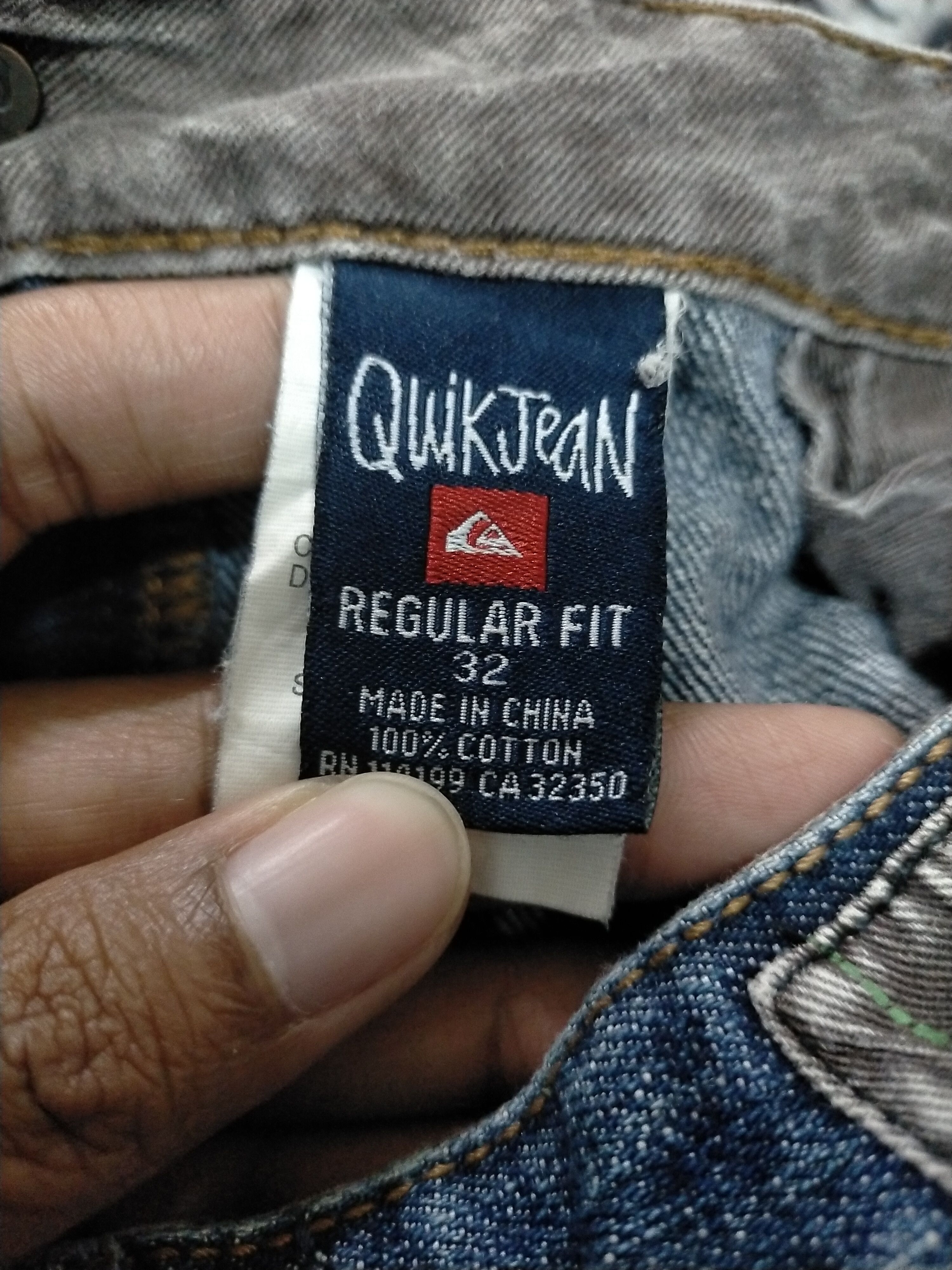 Quiksilver 🔥Limited Edition🔥 Vintage Quicksilver Distressed Rare Jean Size US 32 / EU 48 - 9 Thumbnail
