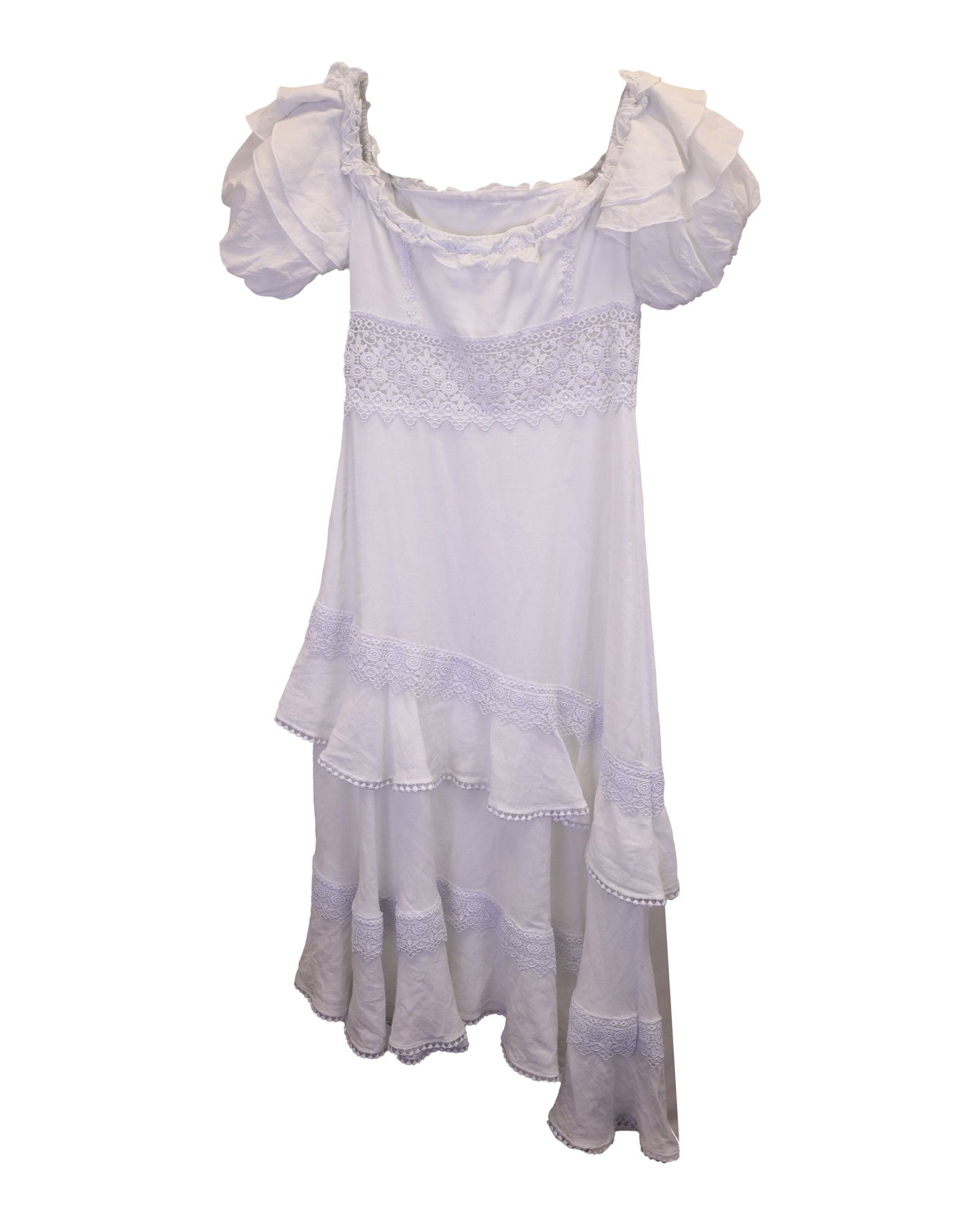Charo Ruiz Charo Ruiz Carmen Asymmetric Off-the-Shoulder Midi Dress in Size S / US 4 / IT 40 - 1 Thumbnail