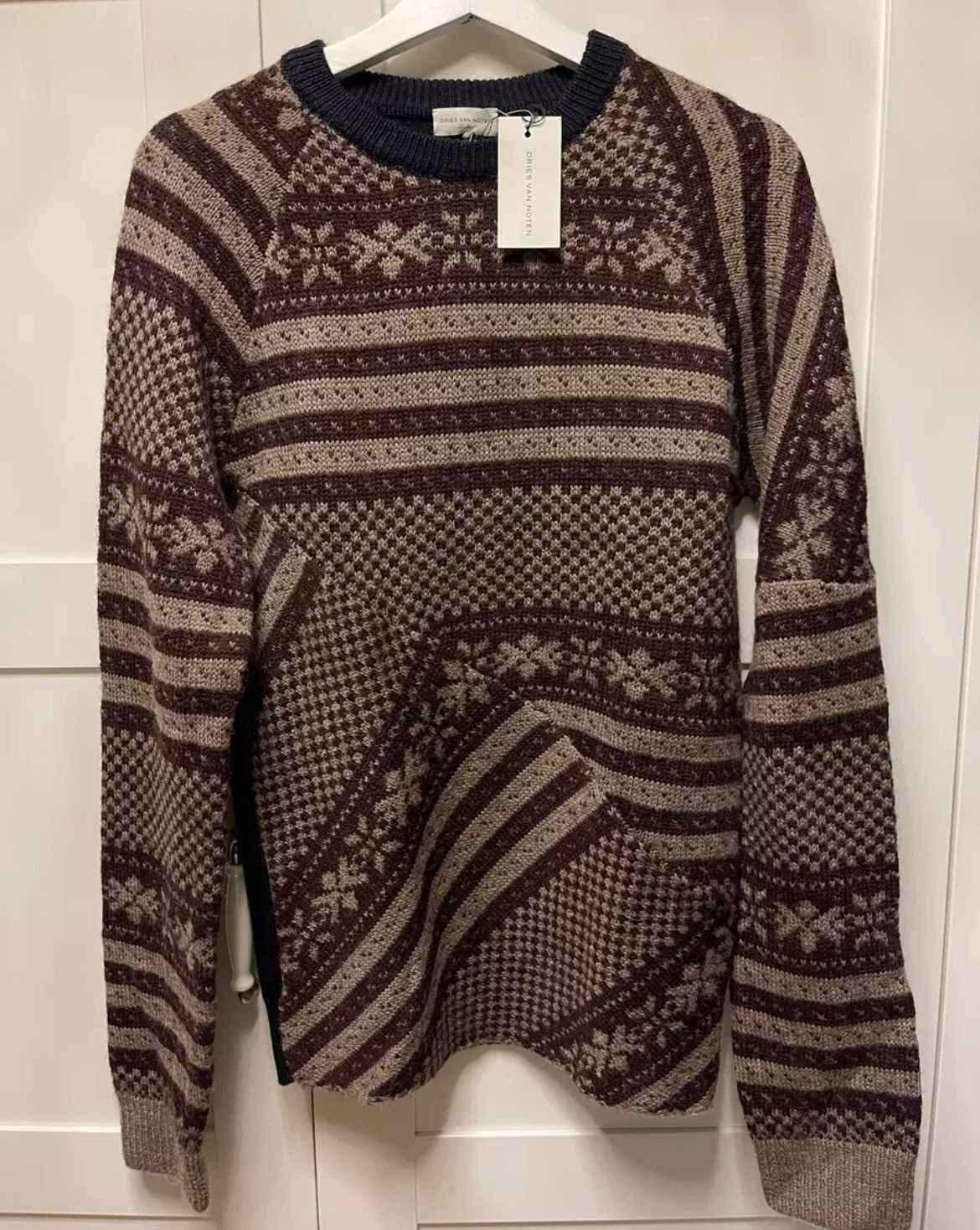 Dries Van Noten Dries van noten knitted sweater - DMC-2508 Size US M / EU 48-50 / 2 - 1 Thumbnail