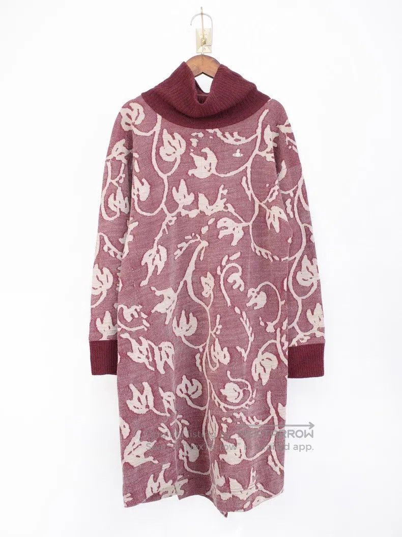 Vivienne Westwood Vivienne Westwood Twining floral jacquard wool knitted dre Size M / US 6-8 / IT 42-44 - 1 Thumbnail