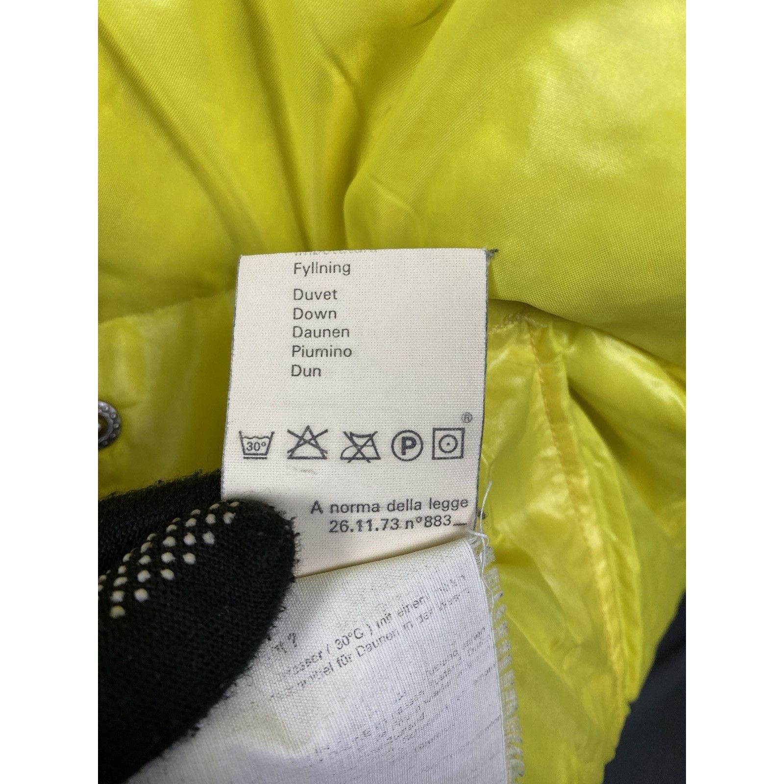 Moncler Moncler Vintage Men's Bright Yellow Down Insulated Puffer 3- Size US L / EU 52-54 / 3 - 16 Thumbnail