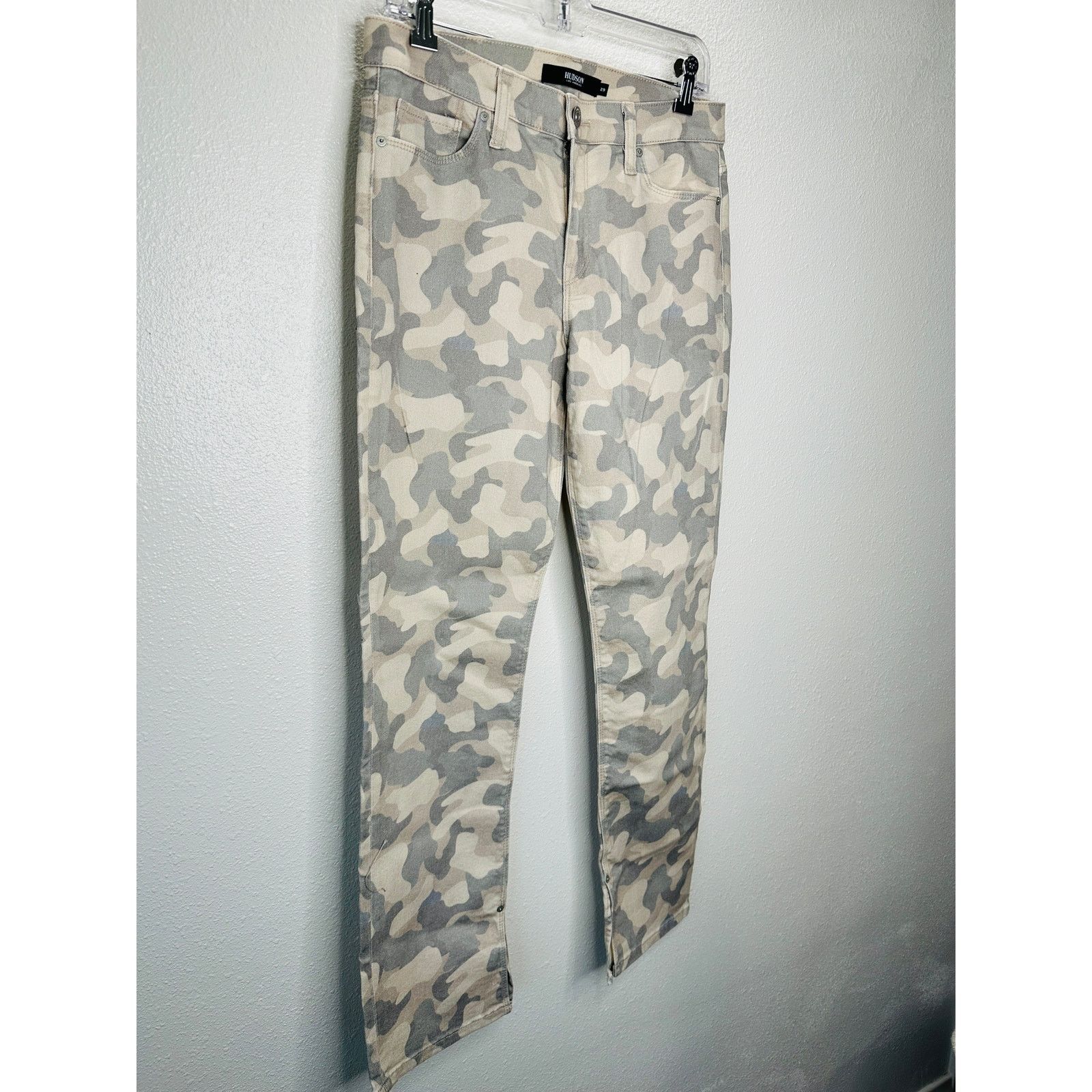 Hudson Hudson Nico Peyote Camo Mid-Rise Split Ankle Zip Jeans 29 Size 29" - 2 Thumbnail