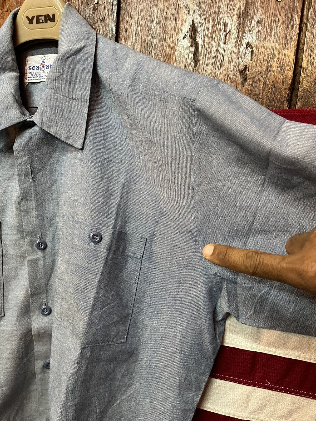 Other Vintage 1970s Seafarer Work Shirt Size US M / EU 48-50 / 2 - 6 Thumbnail