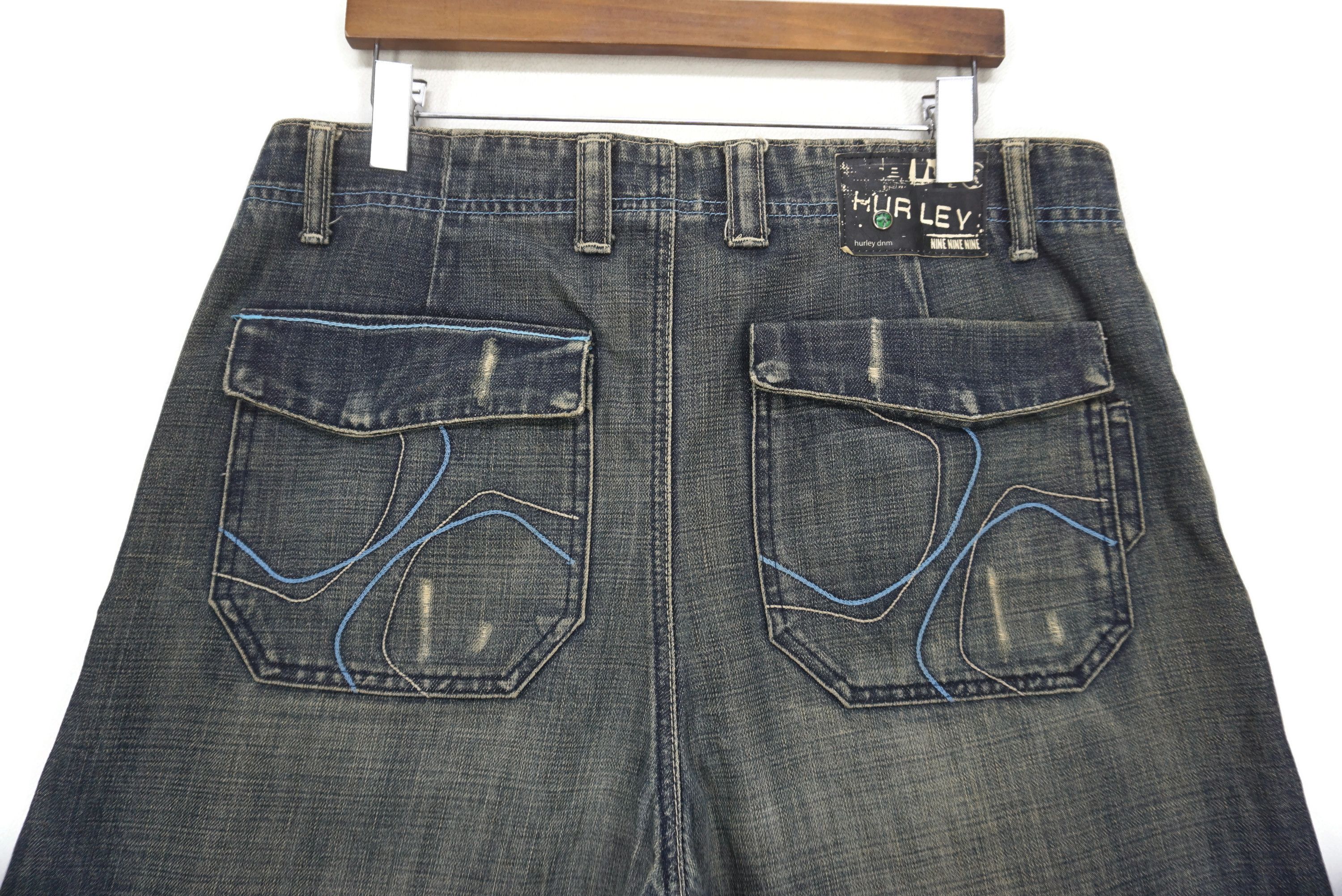 Hurley Baggy Jeans fits W38 L32.5 Y2K Hip Hop Skateboards Denim Size US 36 / EU 52 - 7 Thumbnail