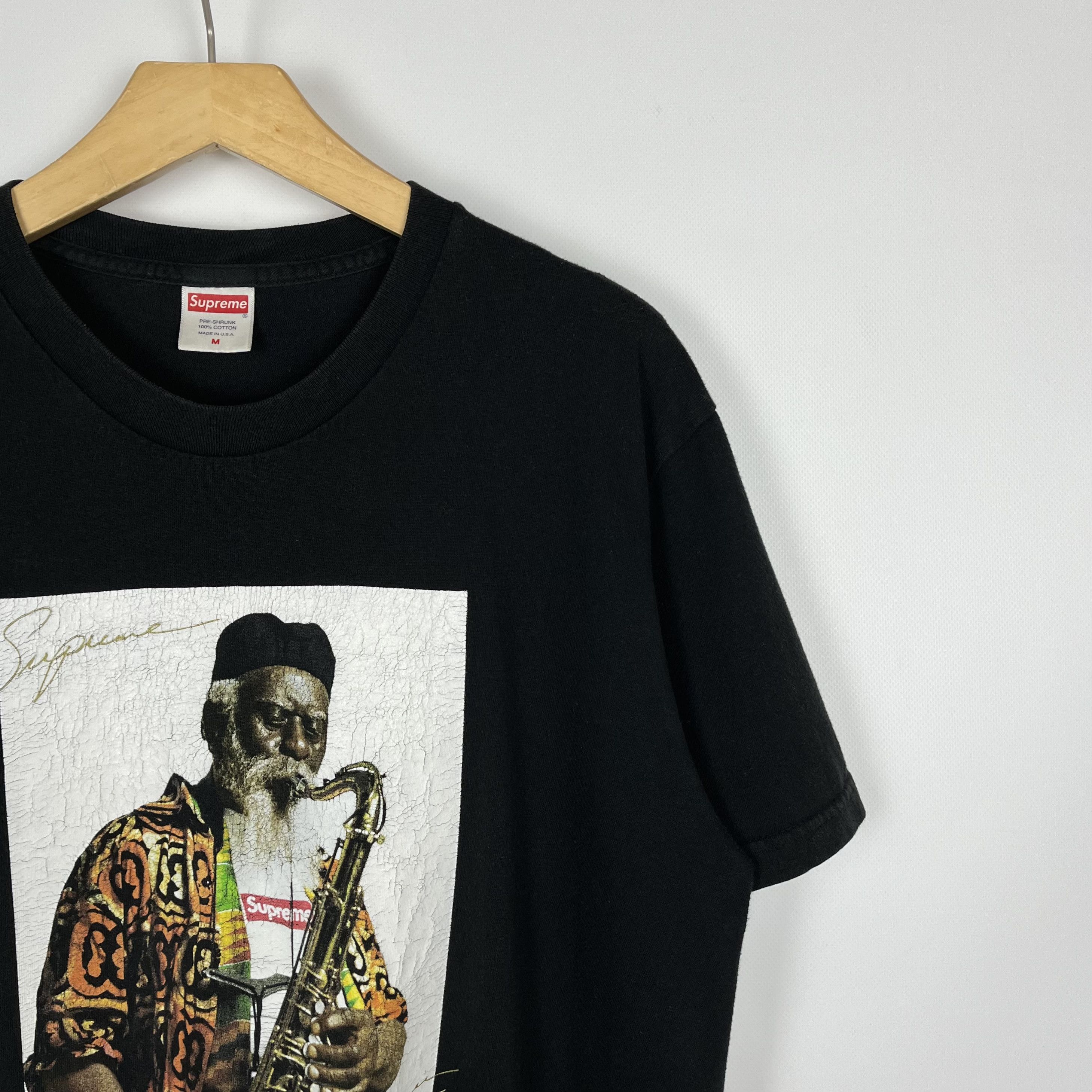 Supreme Supreme Pharaoh Sanders Big Logo T Shirt FW20 Size US M / EU 48-50 / 2 - 2 Thumbnail