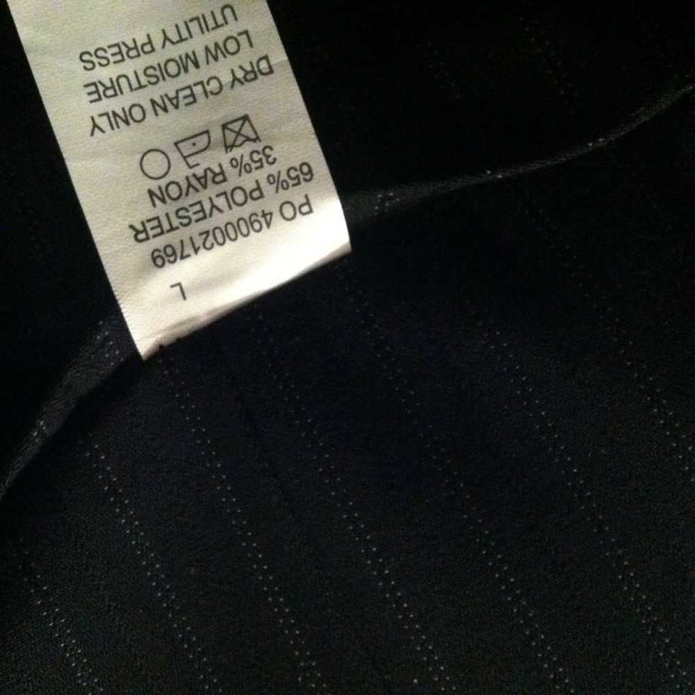 Sean John SEAN JOHN MEN'S NEW BLACK 65%POLYESTER 35%RAYON VEST LARGE Size US L / EU 52-54 / 3 - 4 Thumbnail