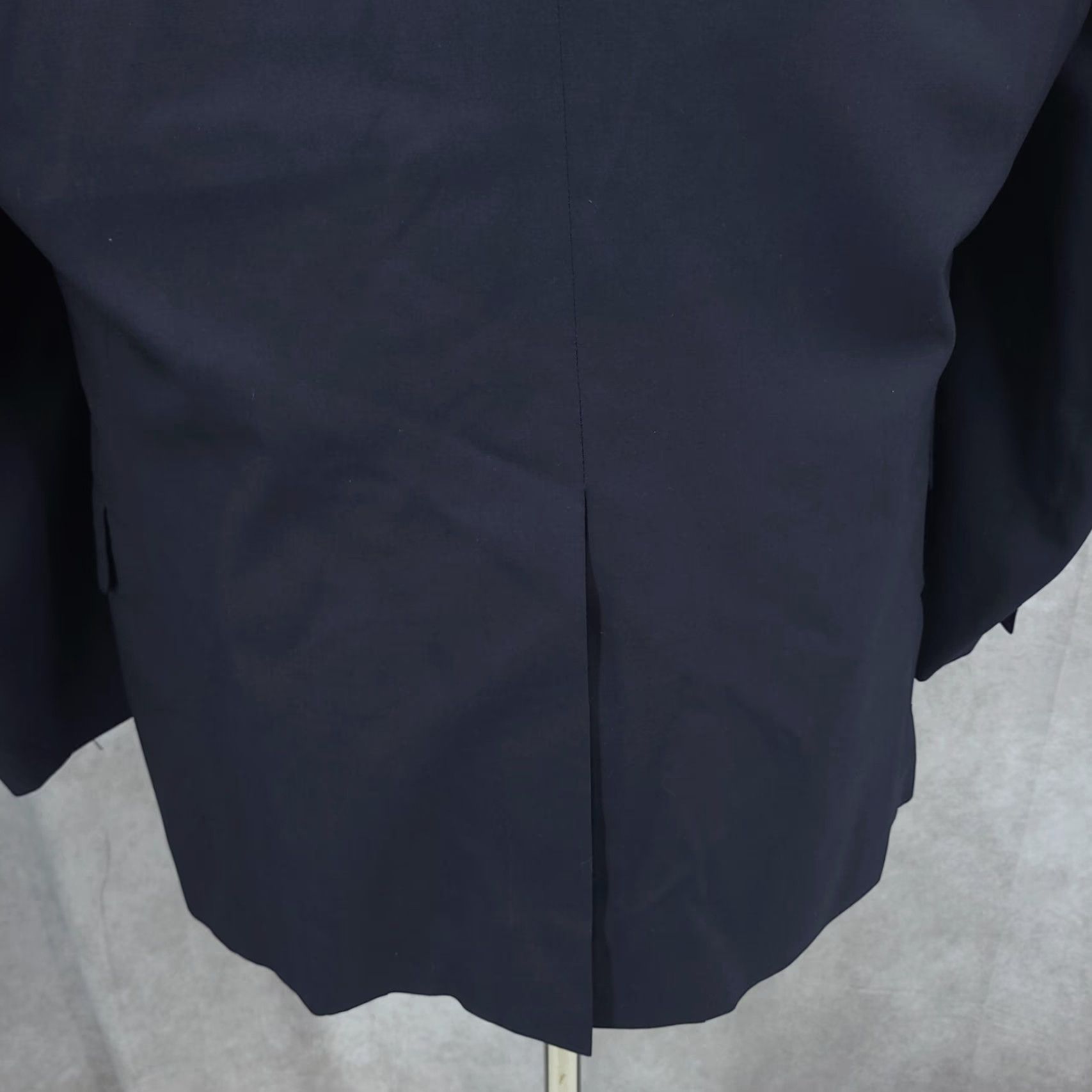 Vintage Tom Jones Coat Men 46 Blue Wool Executive Collection Gold Buttons Blazer Jacket Size 46R - 7 Thumbnail