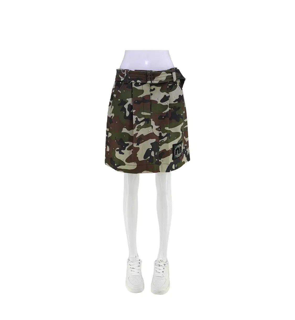 Miu Miu Miu XS size Summer multi-color cotton Women's short skirt 28 Size 28" / US 6 / IT 42 - 1 Thumbnail