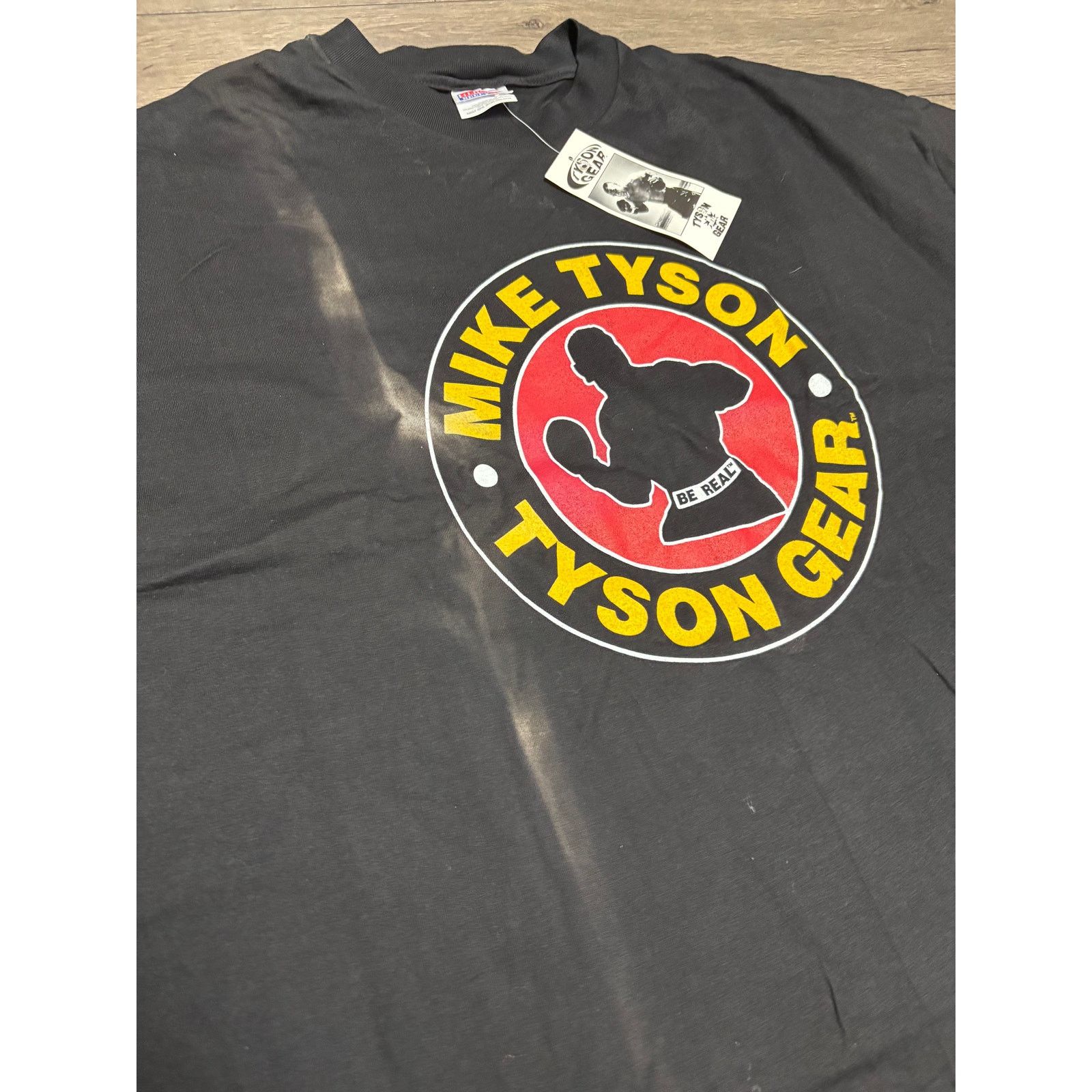 Vintage Vintage NWT Mike Tyson Tyson Gear Sz 3XL Black Tee Size US XXL / EU 58 / 5 - 3 Thumbnail