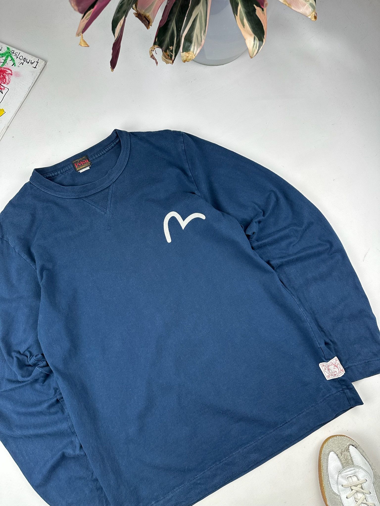 Evisu Vintage Evisu Longsleeve Big Logo Size M Size US M / EU 48-50 / 2 - 5 Thumbnail