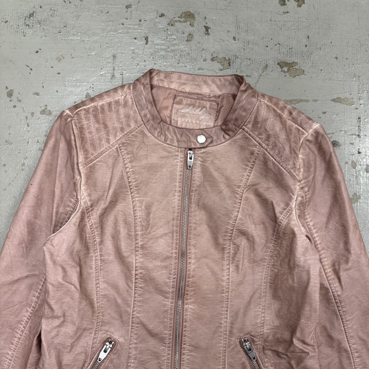 Hysteric Glamour Hysteric Style Blush Leather Biker Jacket Patina Size US S / EU 44-46 / 1 - 2 Thumbnail