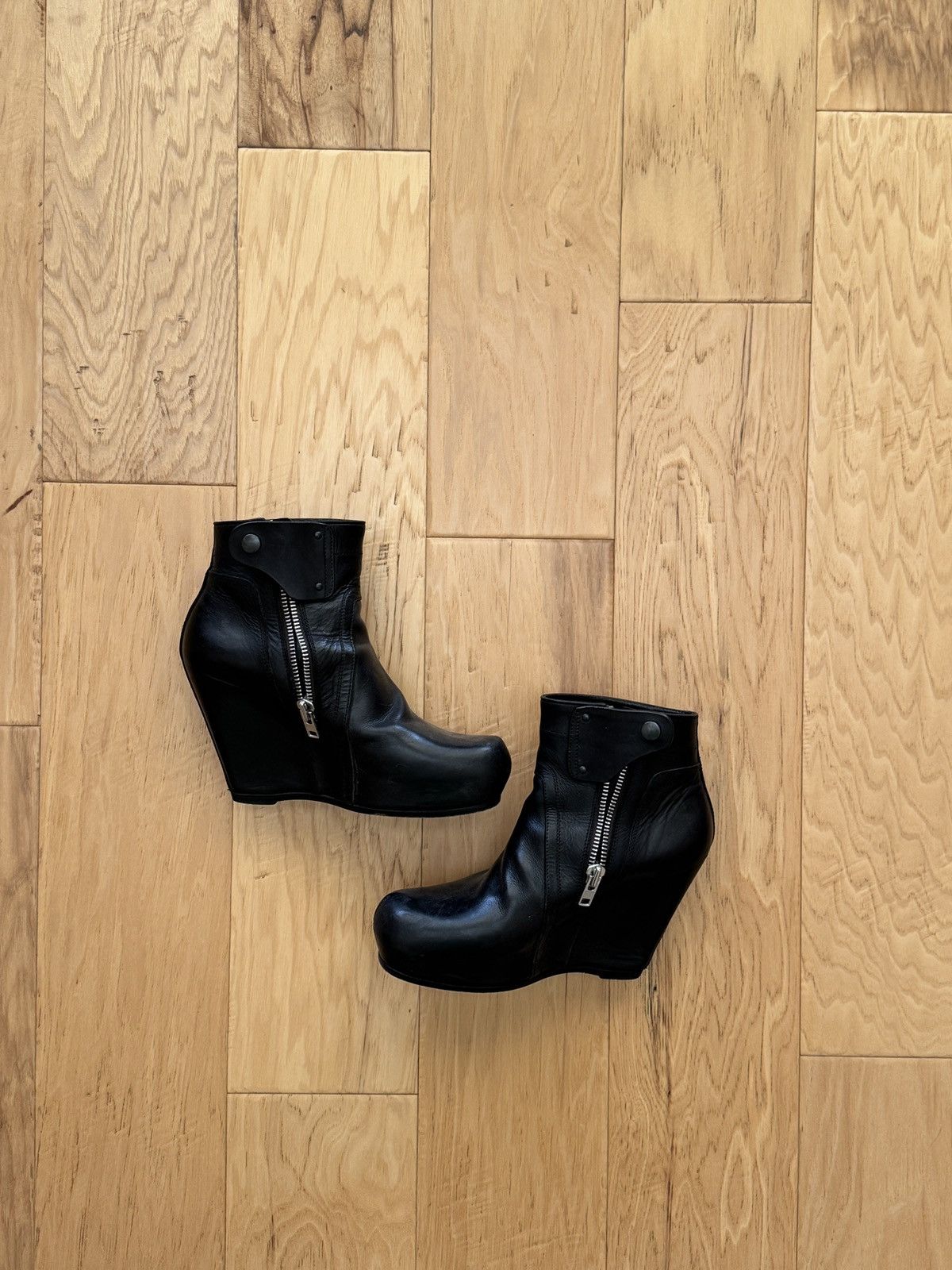 Rick Owens Rick Owens Wedge Ankle Boots Size US 10 / IT 40 - 1 Thumbnail
